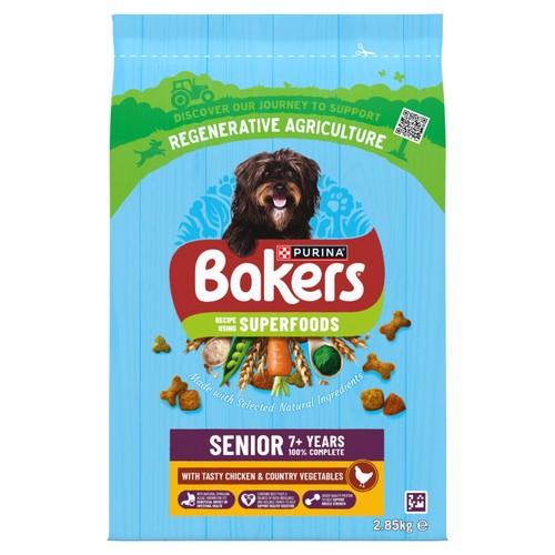 Bakers Senior Chicken with Vegetables Dry Dog Food  thumbnail 2