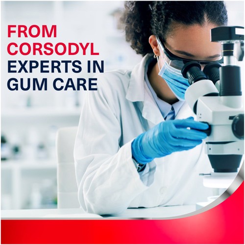 Corsodyl Gum Care Mouthwash Alcohol Free Daily Cool Mint thumbnail 7