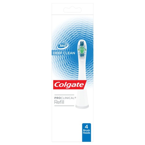 Colgate ProClinical 360 Deep Clean Electric Toothbrush Refill Heads