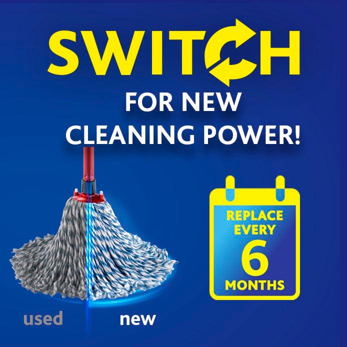 Vileda SuperMocio Microfibre & Cotton Mop Refill thumbnail 3