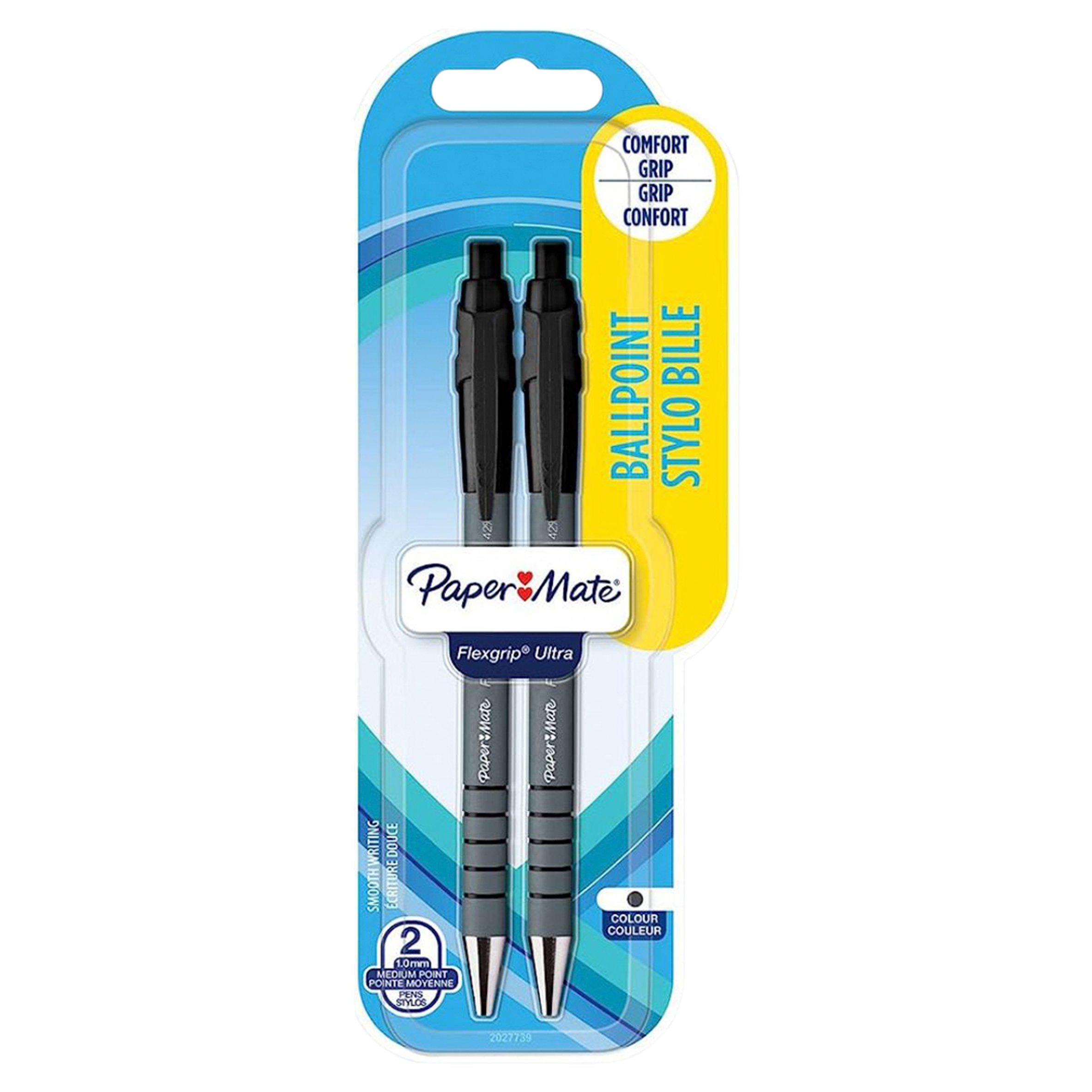 Papermate Flexgrip Black 2pk