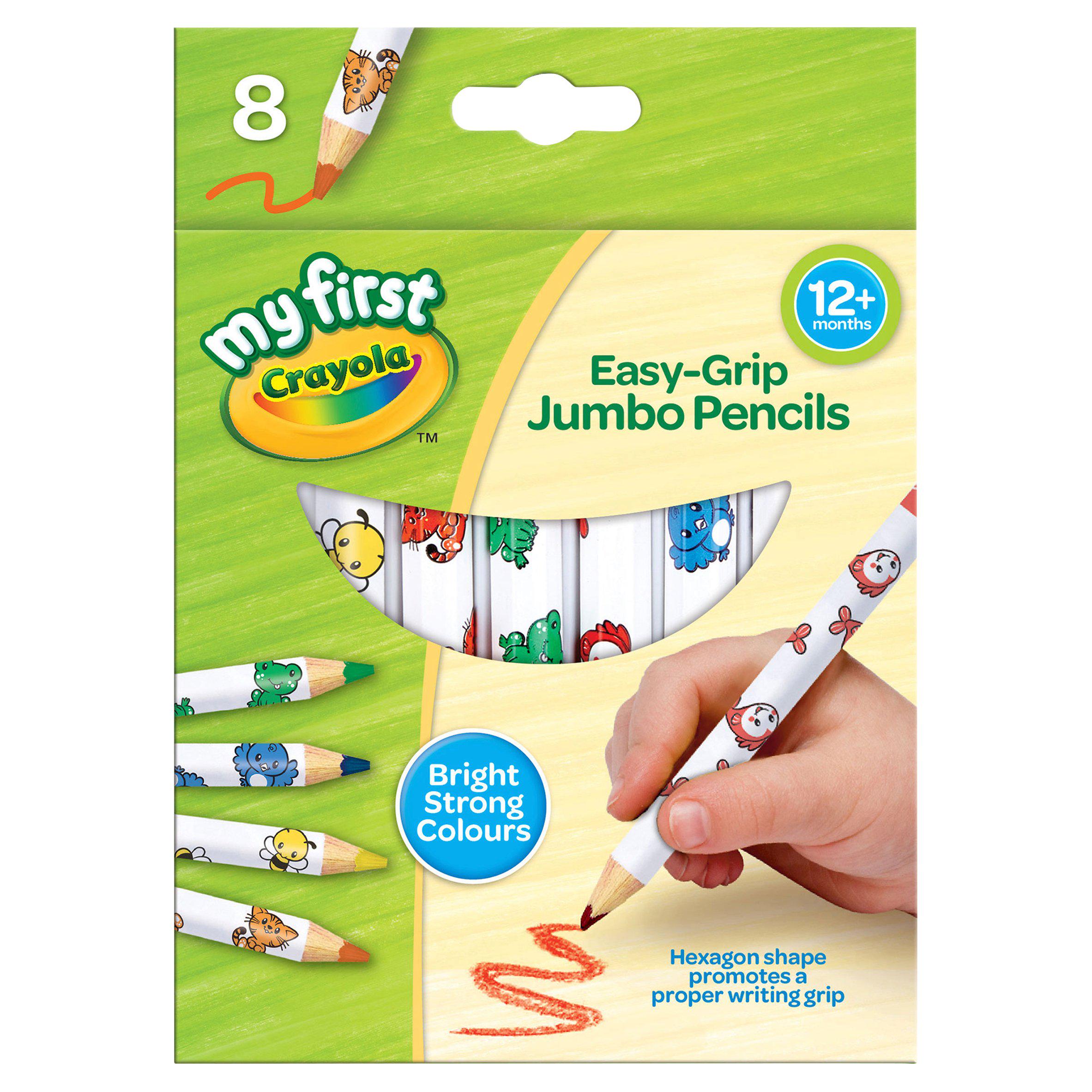 Crayola My First Crayola Jumbo Decorated Pencils