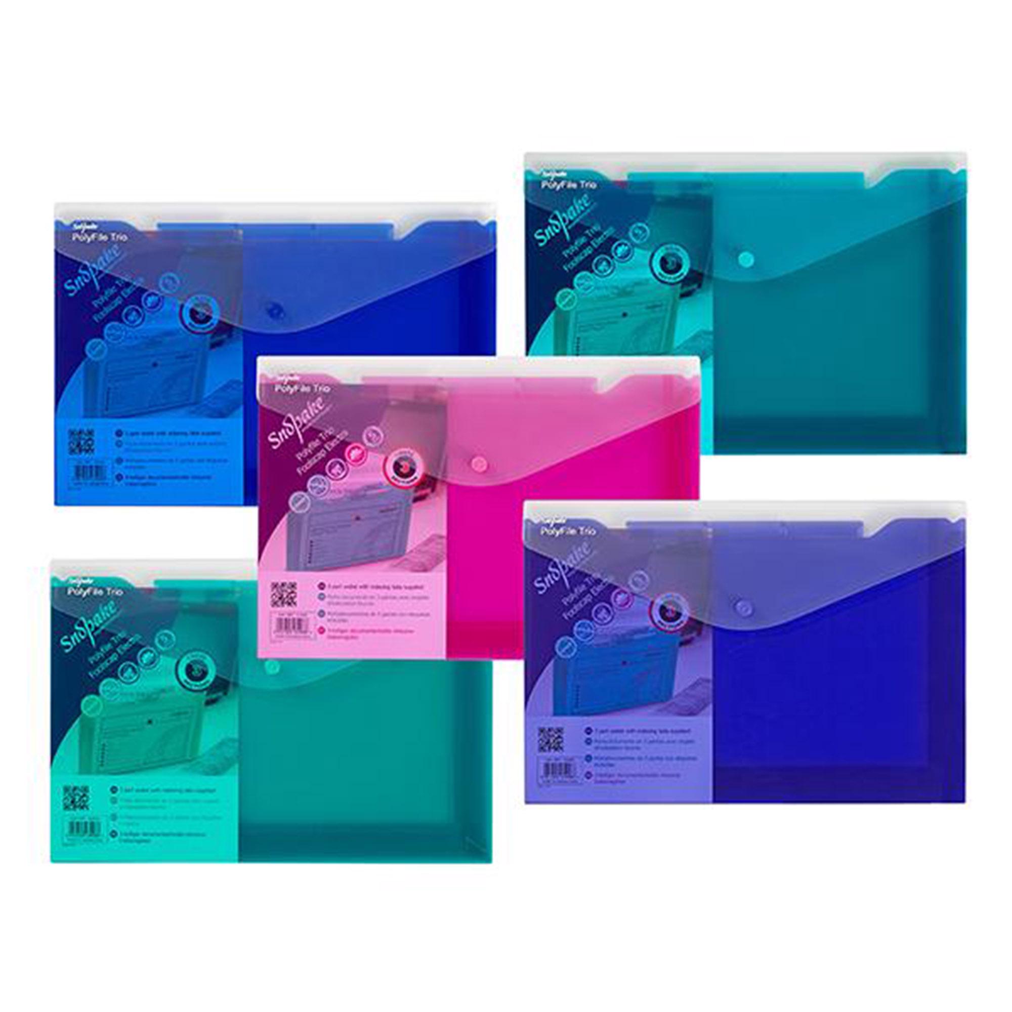 Snopake Polyfile Trio 3 Pocket