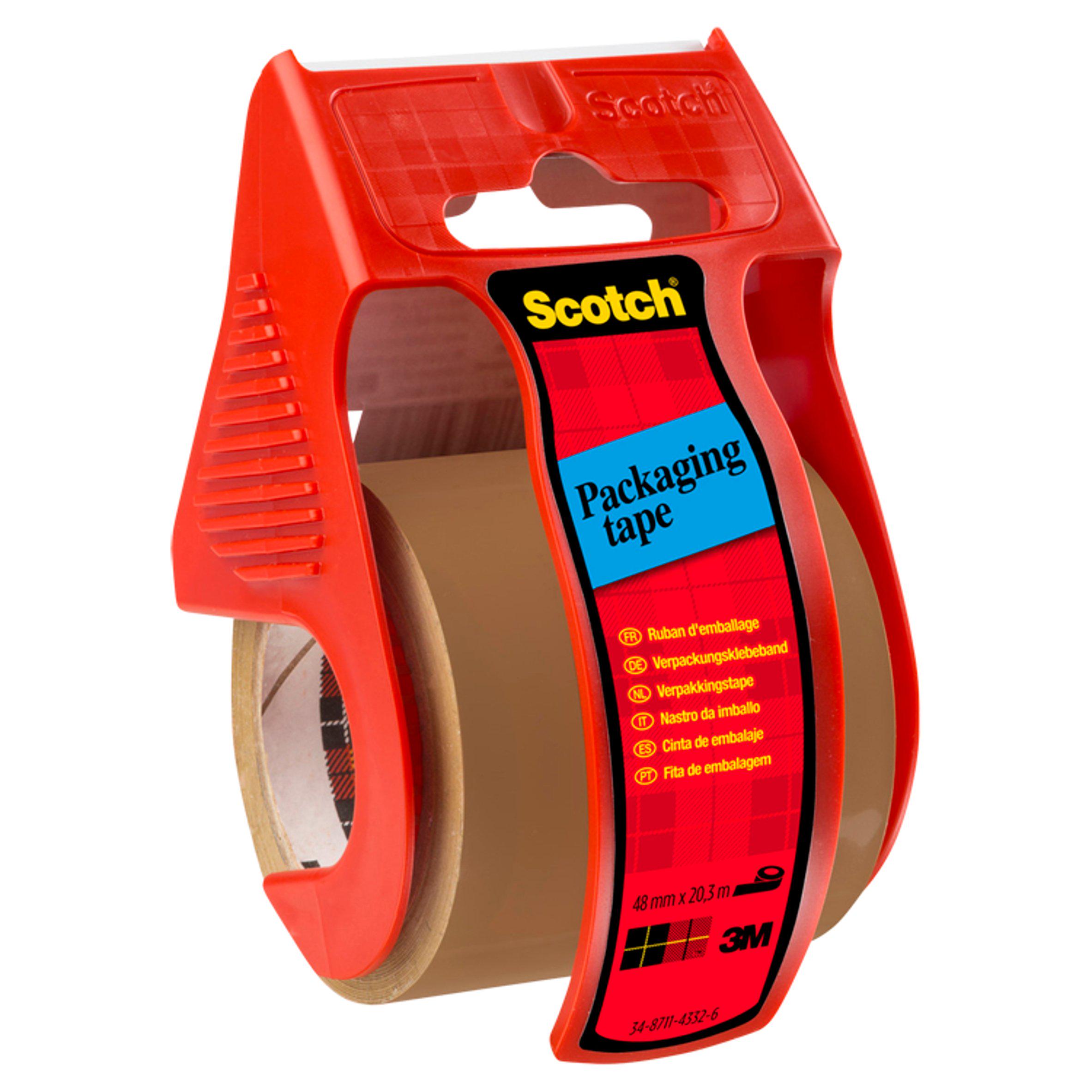 Scotch Brown Packaging Tape & Dispenser