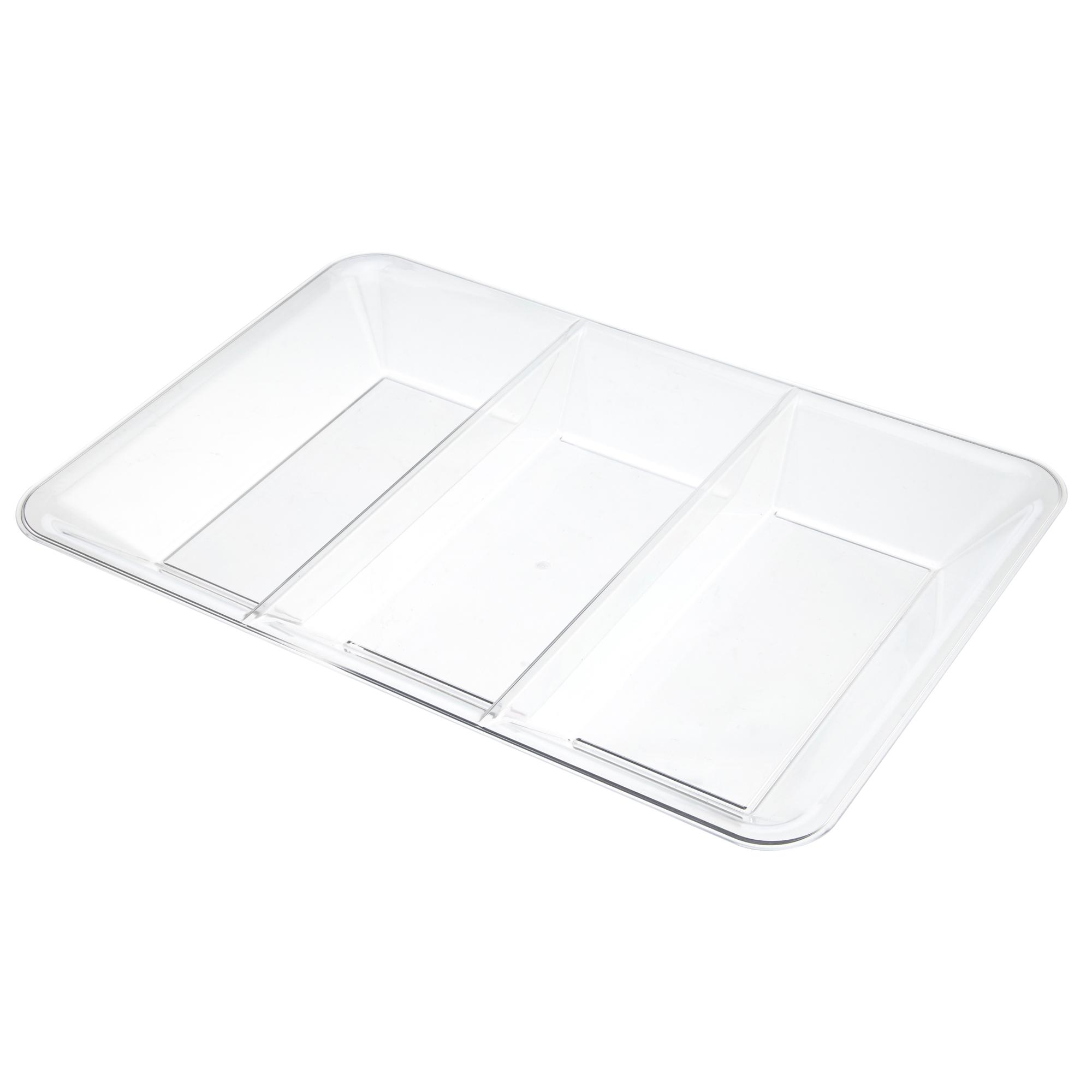 Sainsbury's Home Snack Tray - Clear