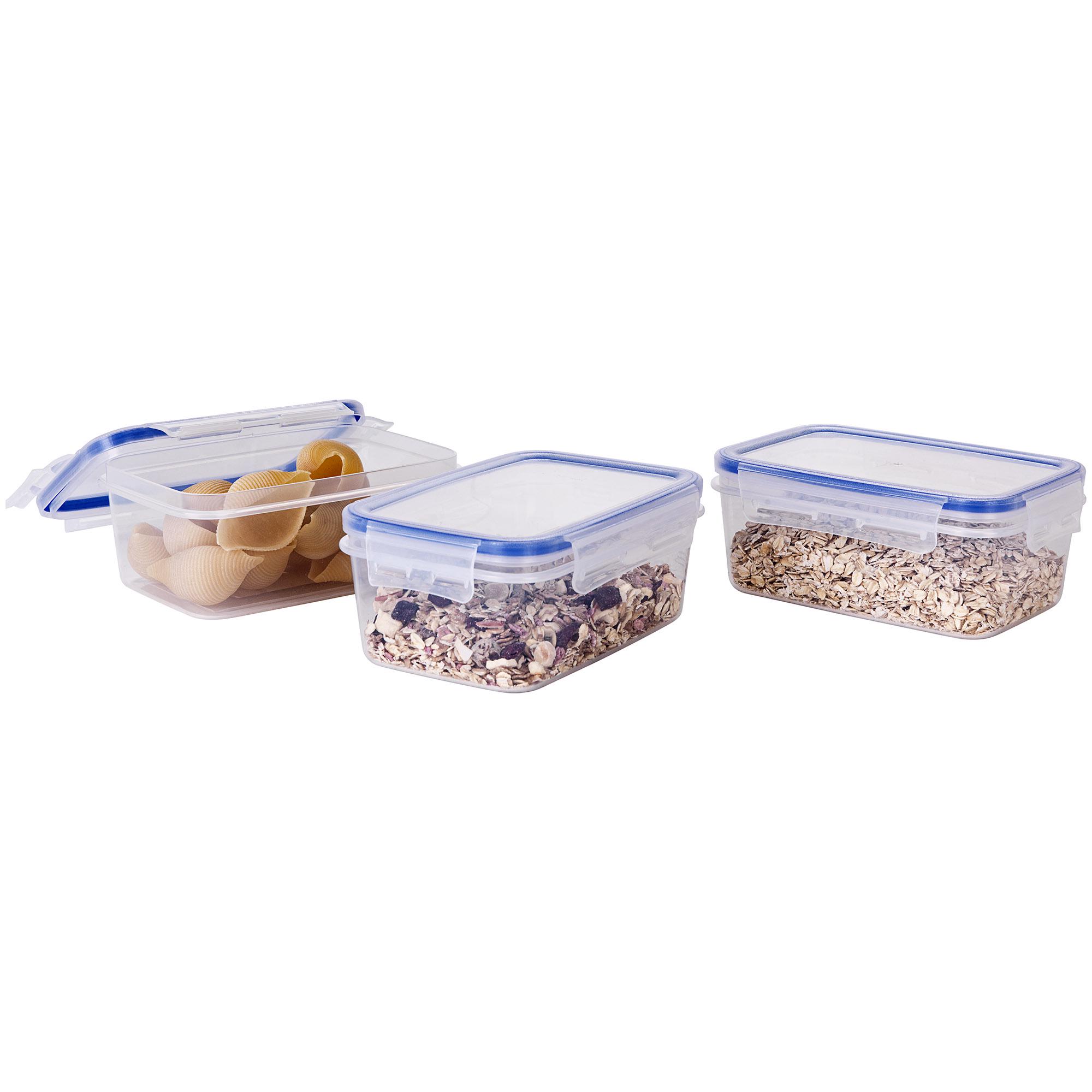 Sainsbury's Home Pack of 3 900ml Klip Lock Storage Set thumbnail 2