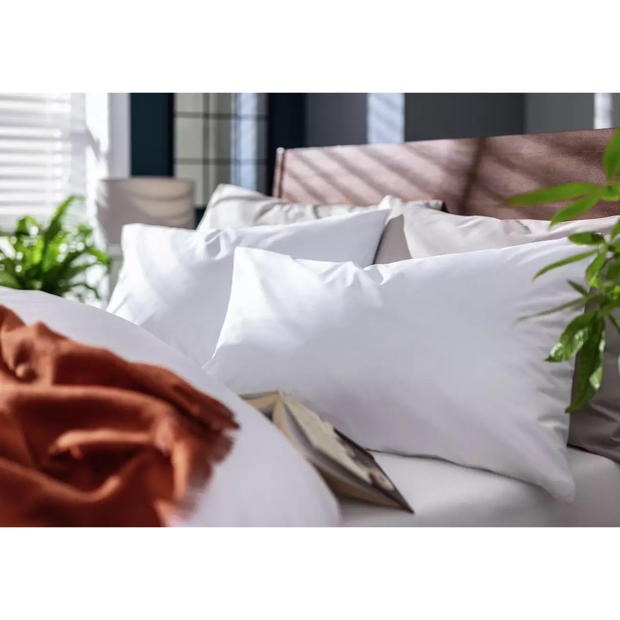 Habitat Cotton Rich 180TC Standard Pillowcase Pair - White thumbnail 2