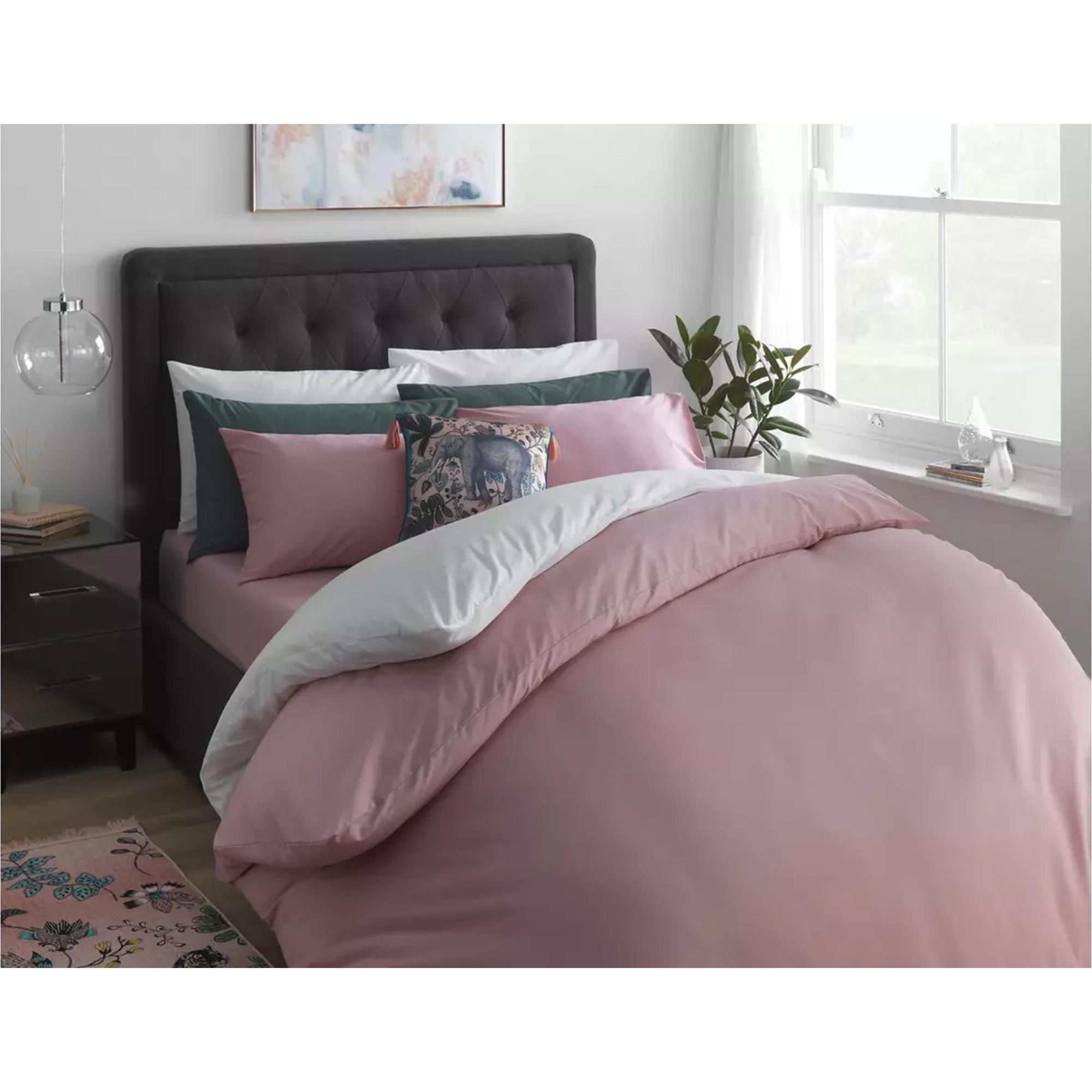 Habitat Cotton Rich 180TC Standard Pillowcase Pair - White thumbnail 4