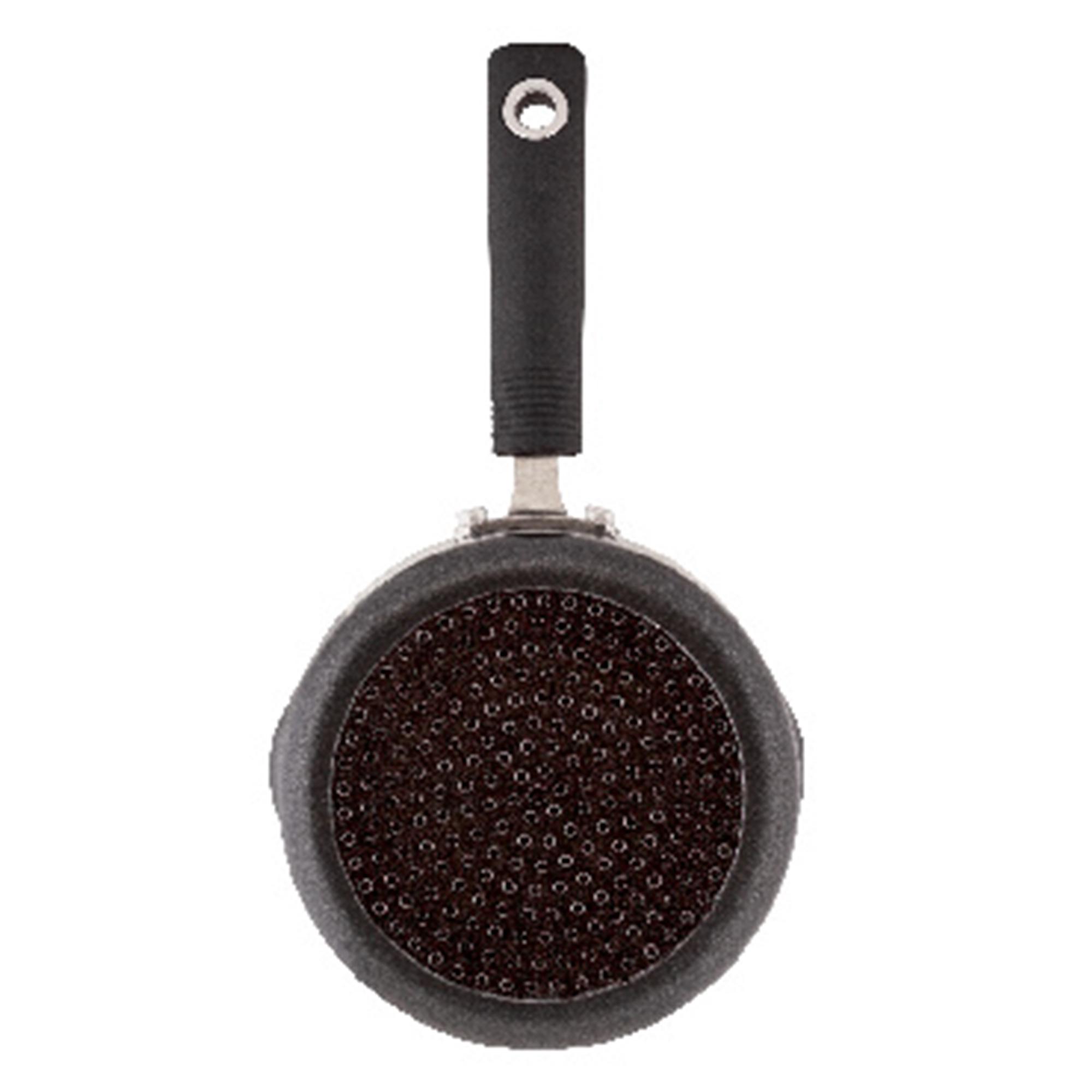 Habitat 16cm Aluminium Saucepan With Lid - Black thumbnail 3