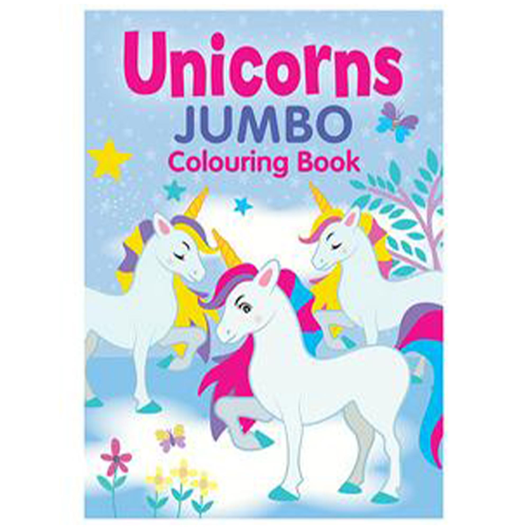 Alligator Unicorns Jumbo Colouring Book