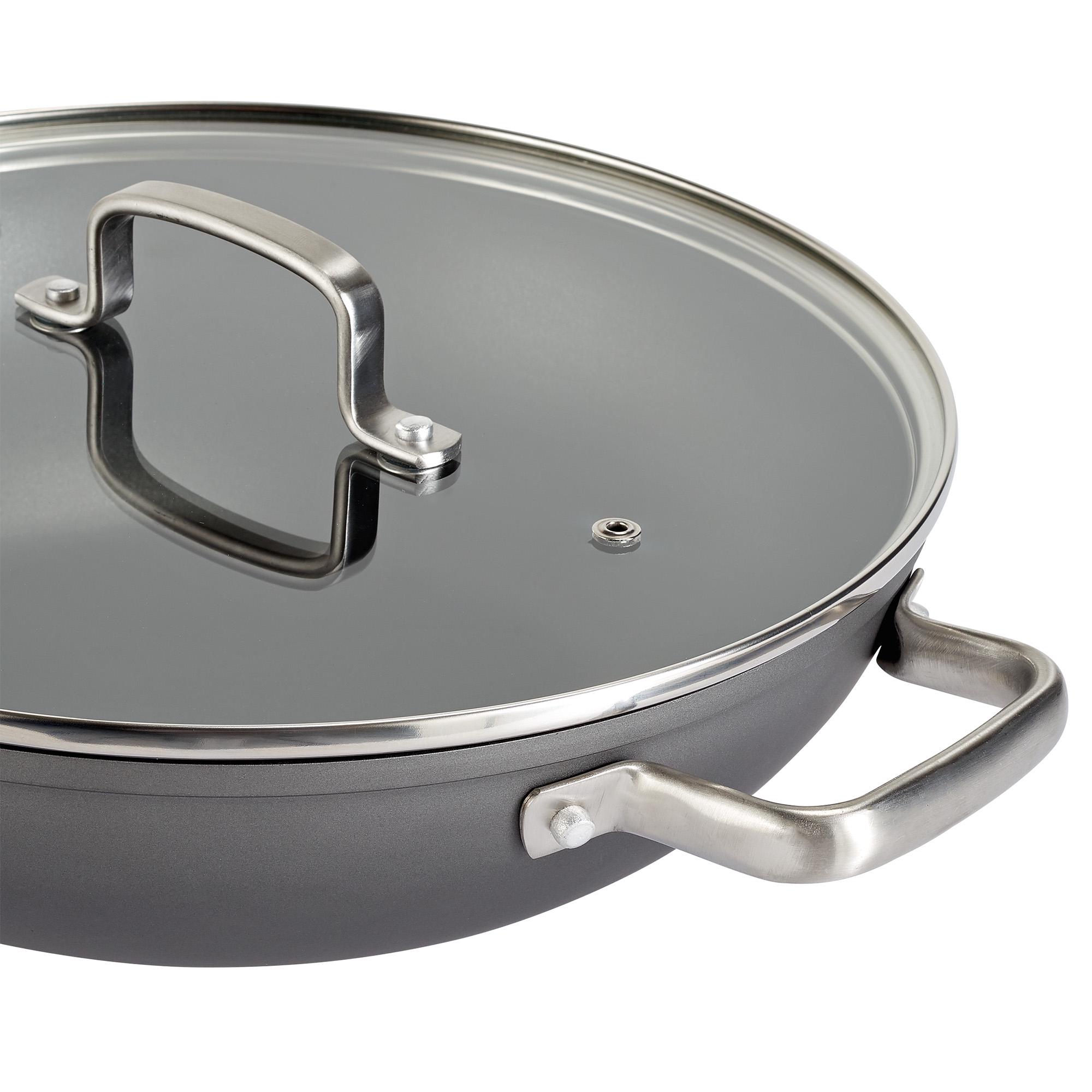Habitat 30cm Hard Anodised Aluminium Double Handled Wok thumbnail 4