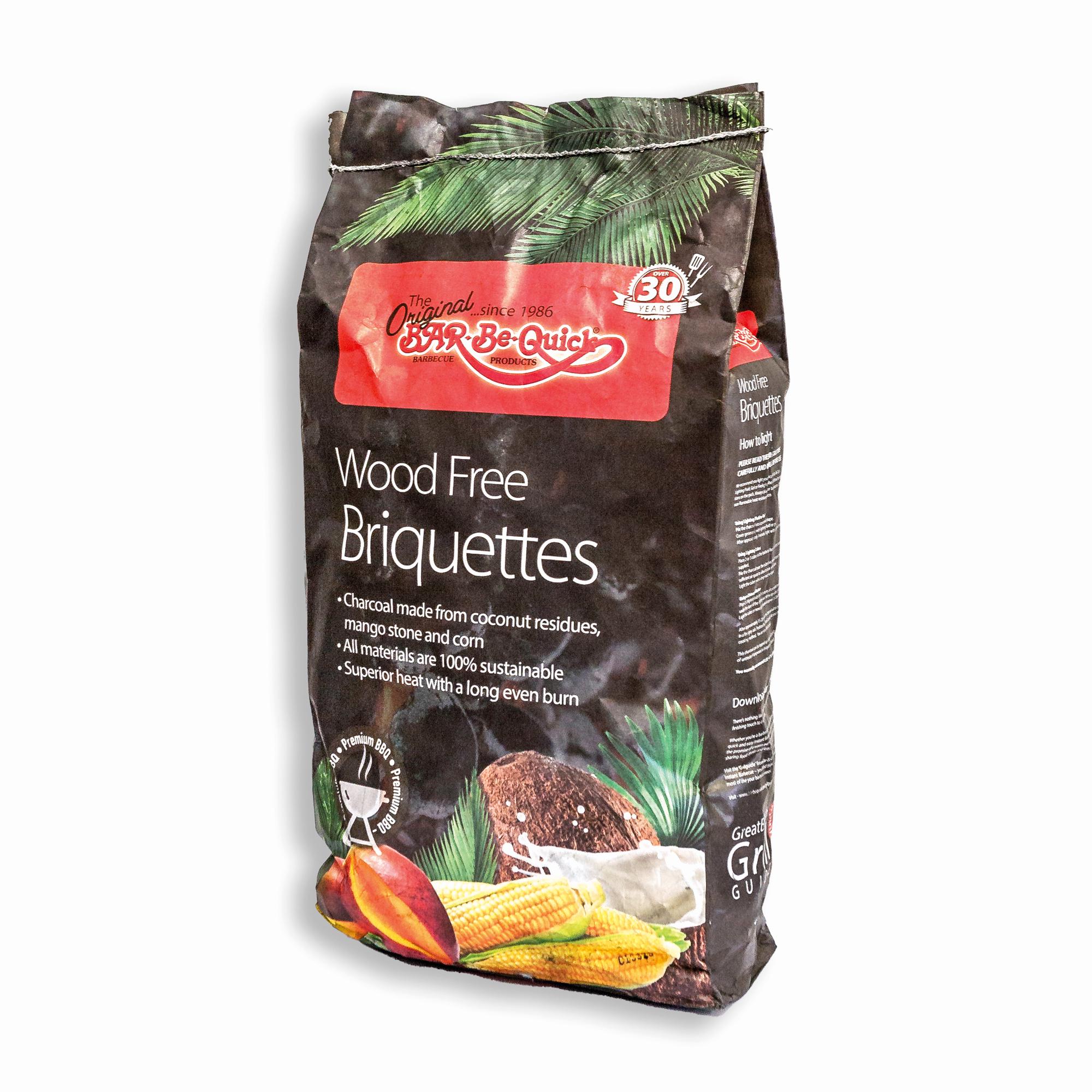 Bar-Be-Quick Wood Free Briquettes