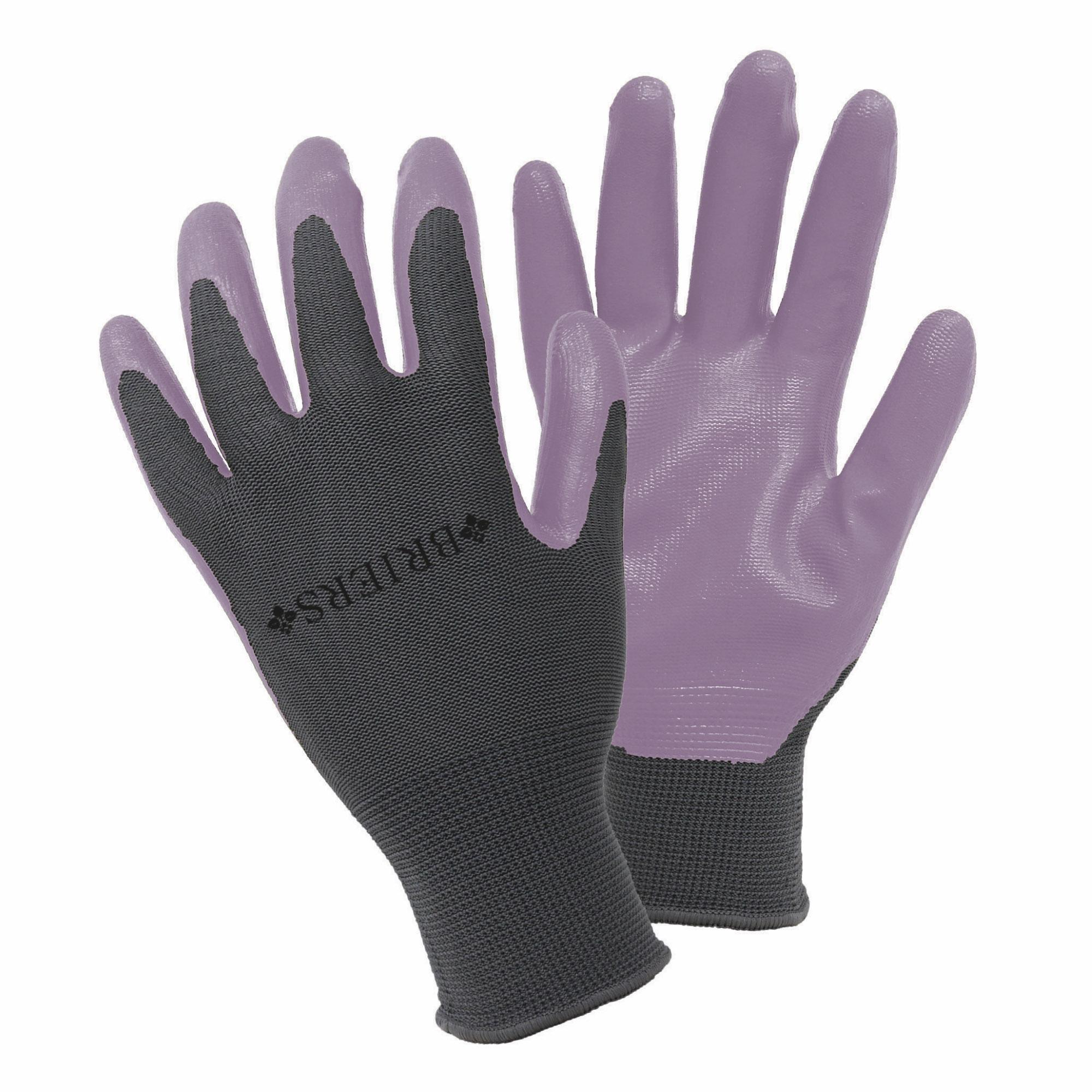 Briers Medium Ladies Seed & Weed Plain Gloves - Lavender