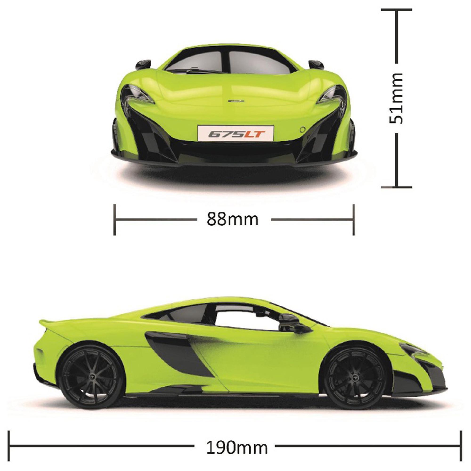 Mclaren 1:24 Radio Controlled Sports Car Green thumbnail 2