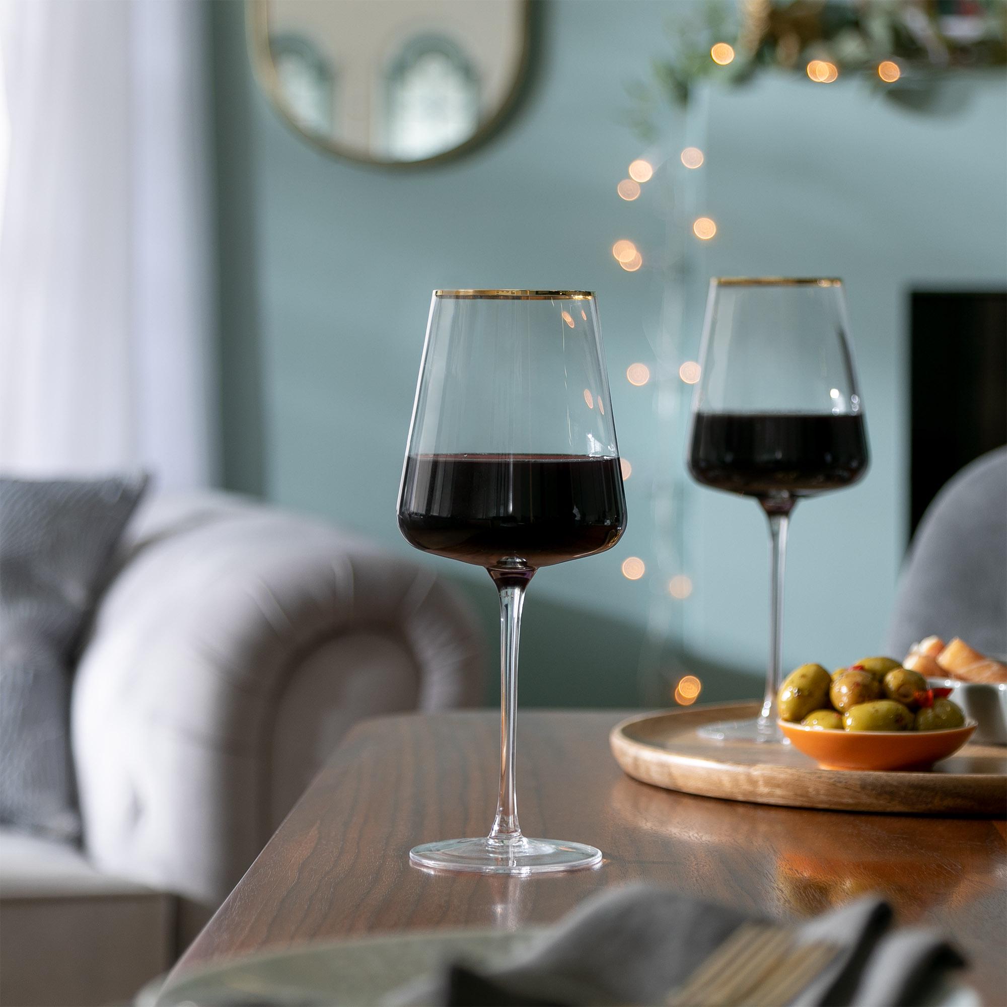 Habitat Gold Rim Wine Glass thumbnail 5