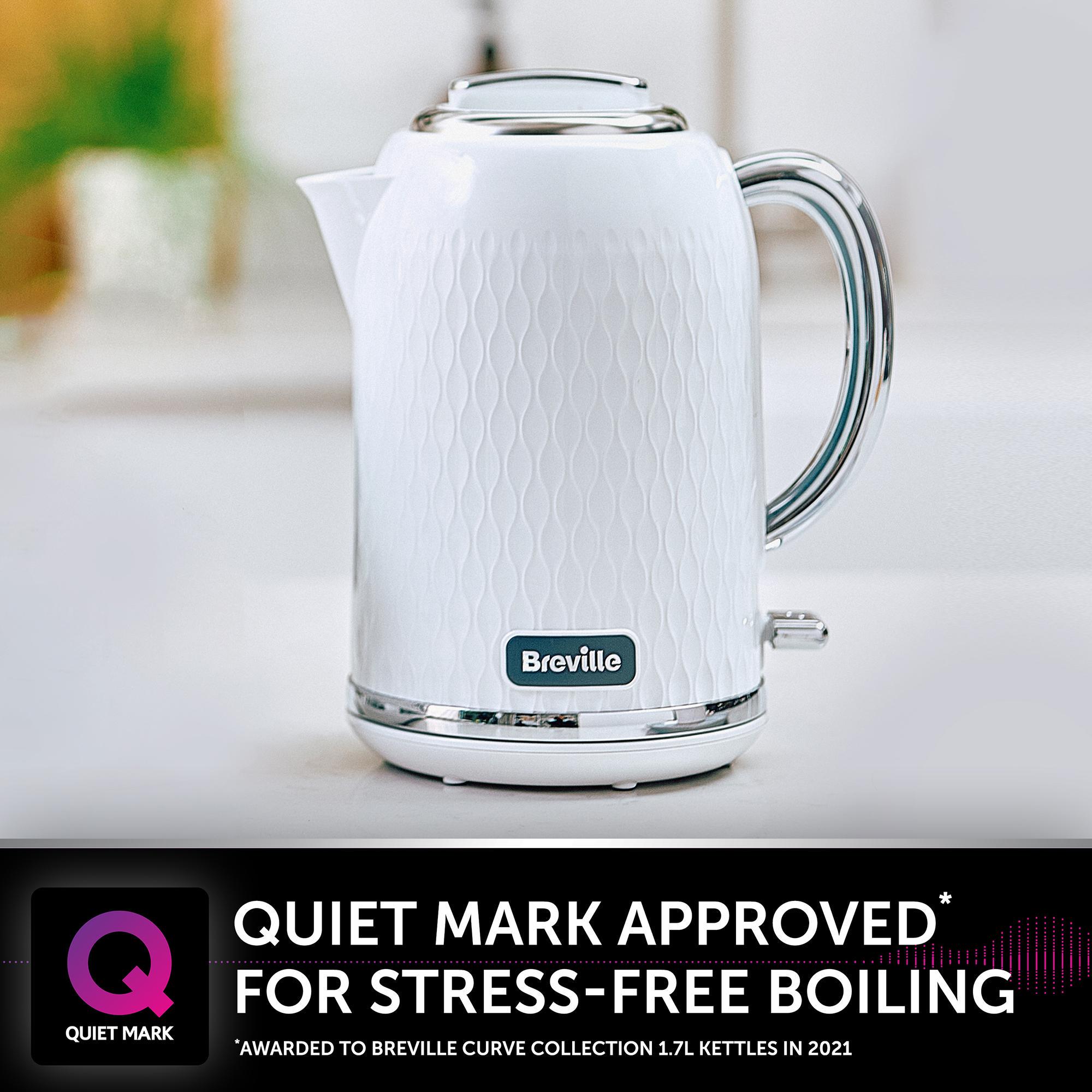 Breville VKT117 Curve Kettle - White and Chrome thumbnail 2
