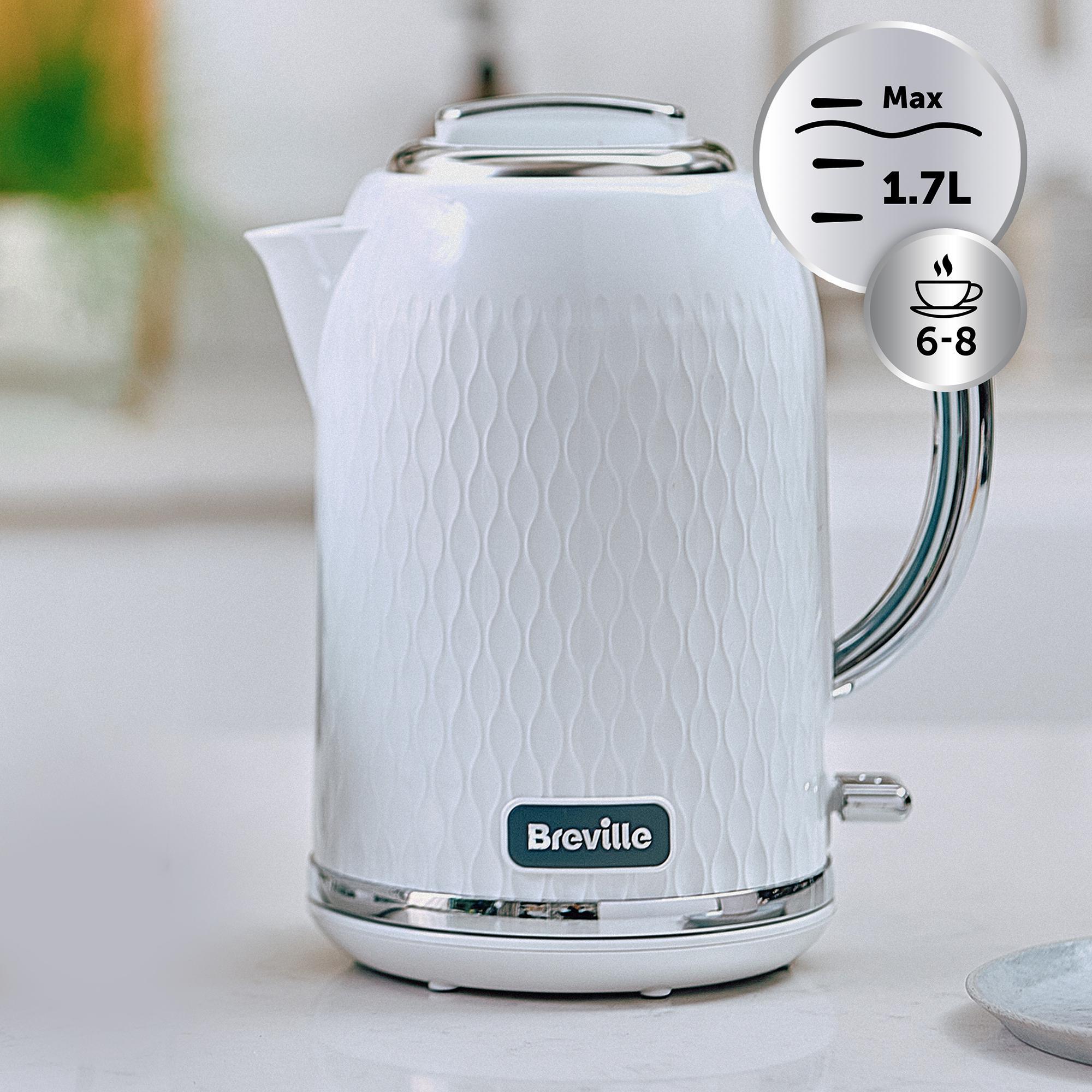Breville VKT117 Curve Kettle - White and Chrome thumbnail 3
