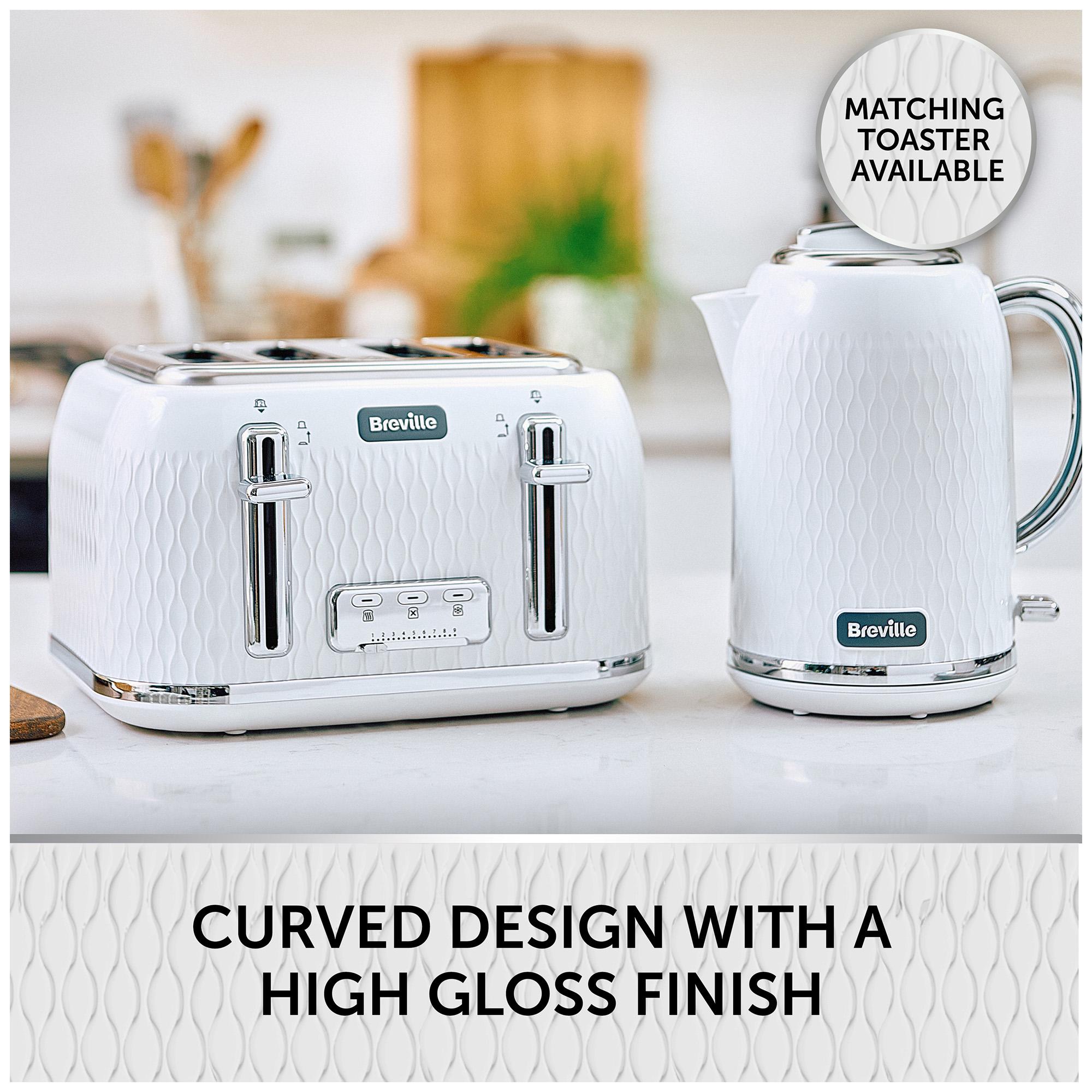 Breville VKT117 Curve Kettle - White and Chrome thumbnail 5