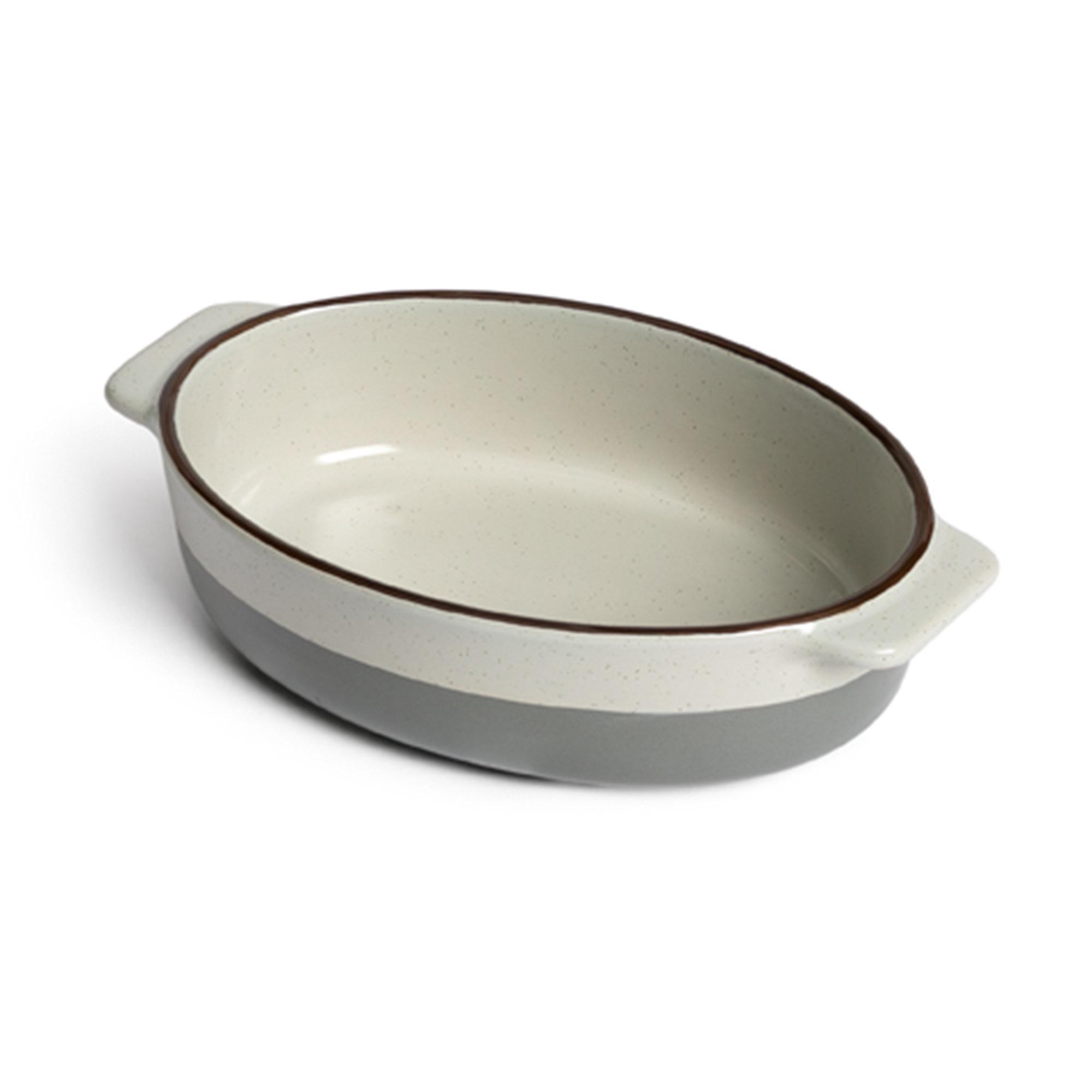 Habitat Speckle Small Ceramic Roaster - Grey