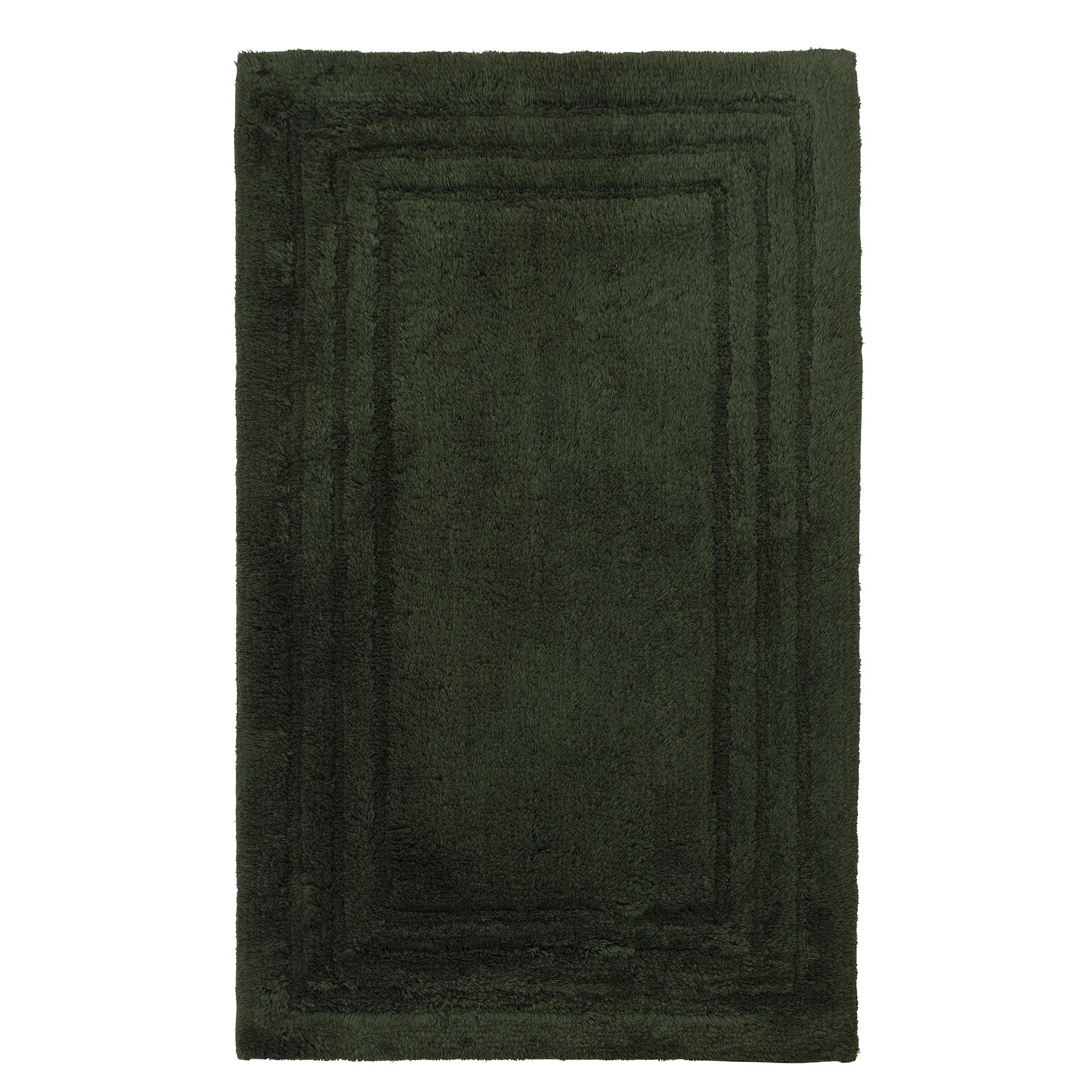 Habitat Deep Pile Bath Mat - Forest Green