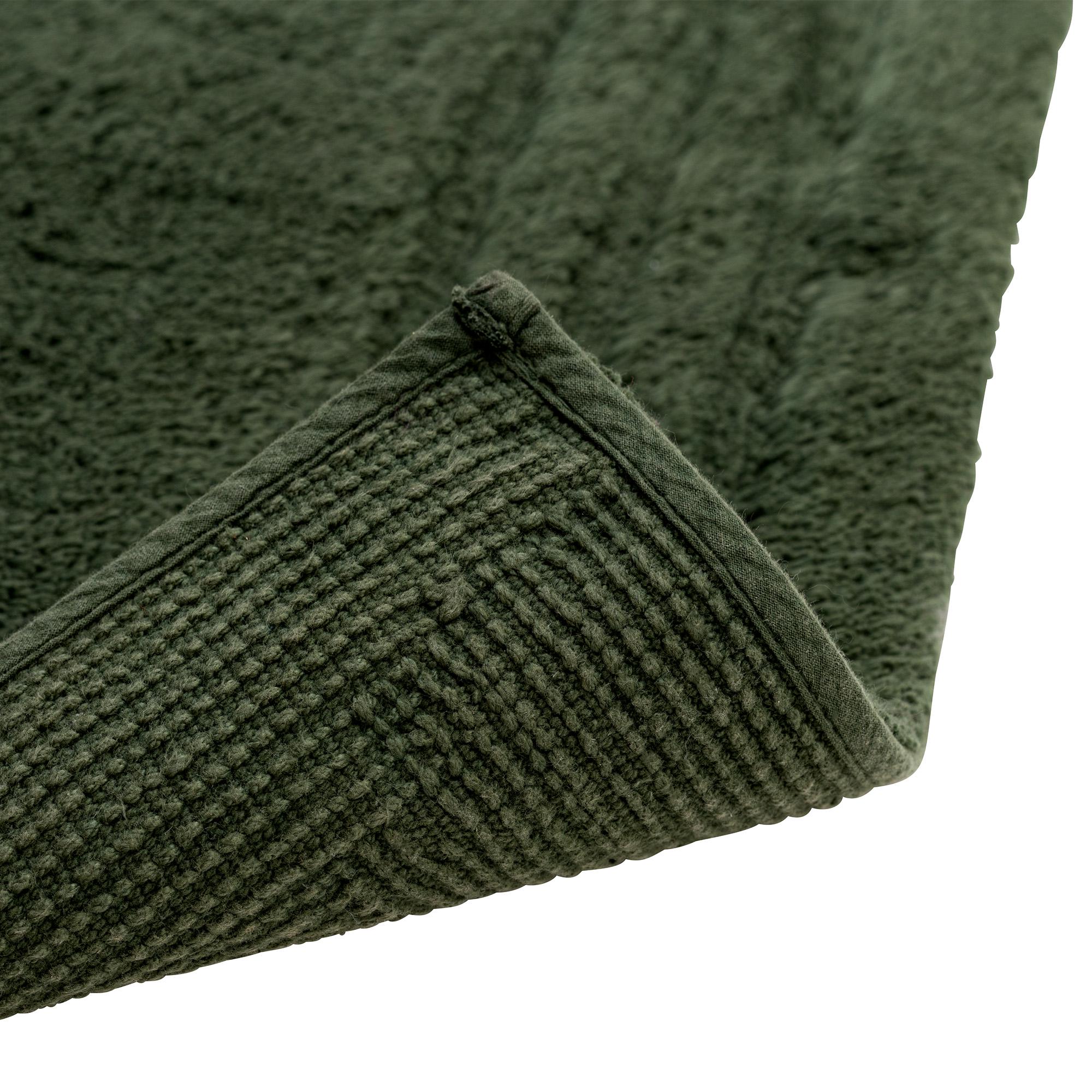 Habitat Deep Pile Bath Mat - Forest Green thumbnail 3