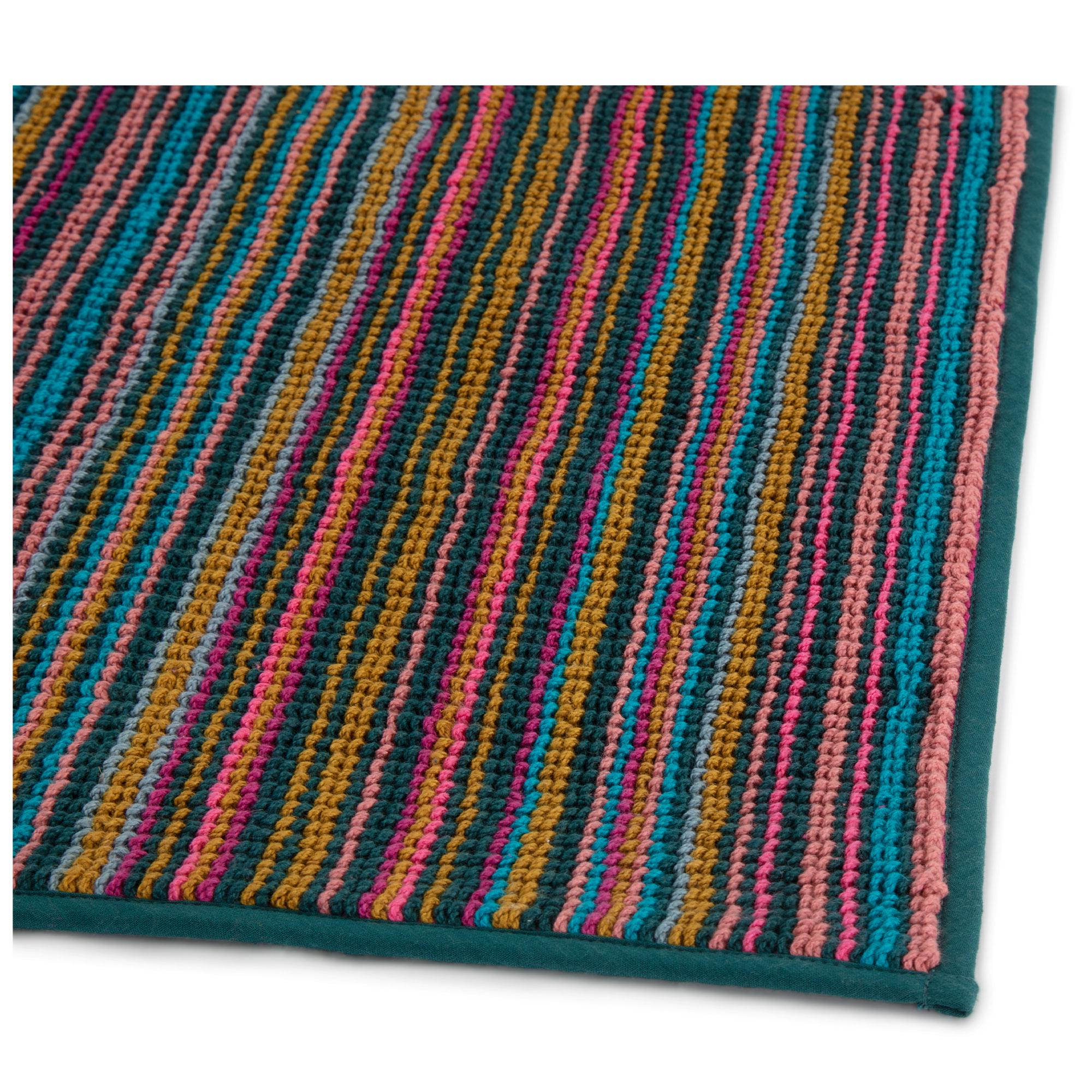 Habitat Skinny Bright Stripe Bath Mat thumbnail 2