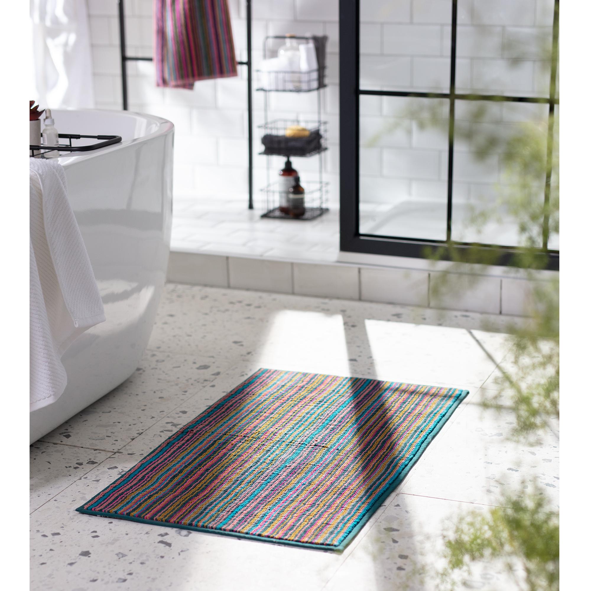Habitat Skinny Bright Stripe Bath Mat thumbnail 4