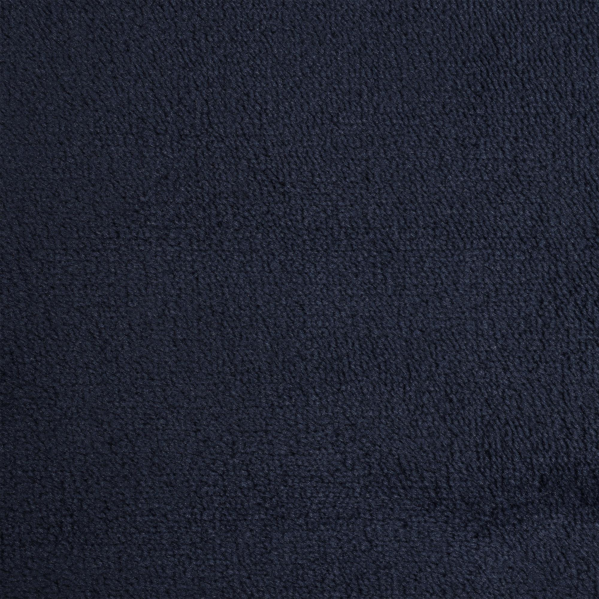 Sainsbury's Home Fleece Throw - Navy - 125X150cm thumbnail 2