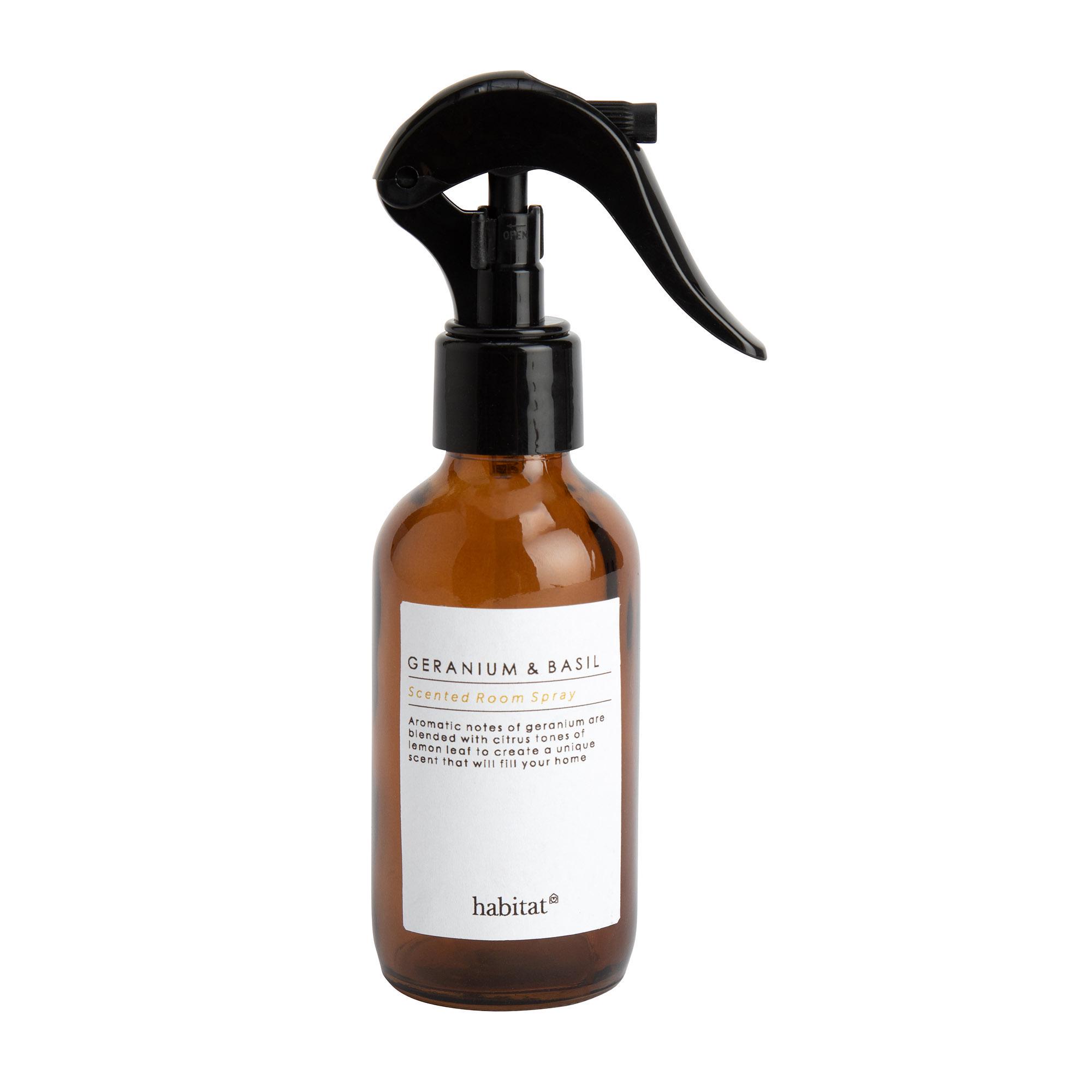 Habitat 100ml Room Spray - Geranium & Basil