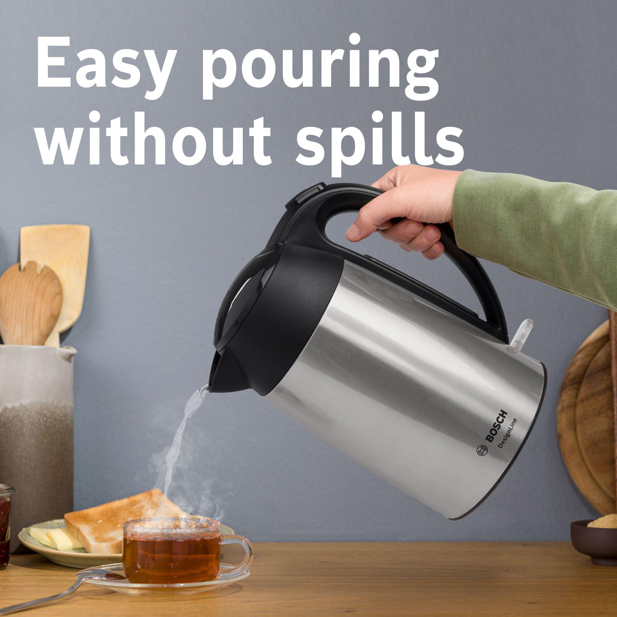 Bosch TWK4P440GB DesignLine Kettle Stainless Steel thumbnail 2
