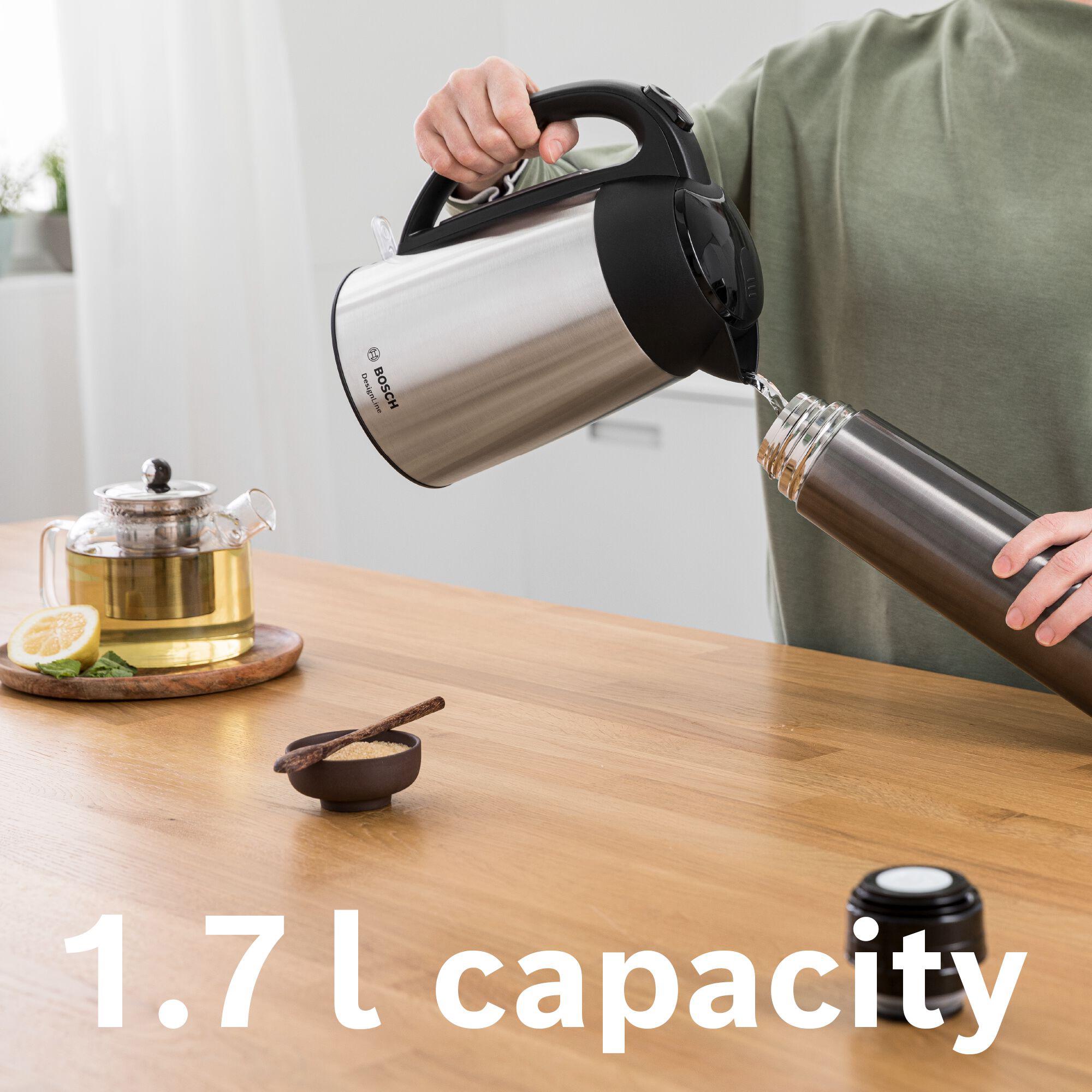 Bosch TWK4P440GB DesignLine Kettle Stainless Steel thumbnail 3