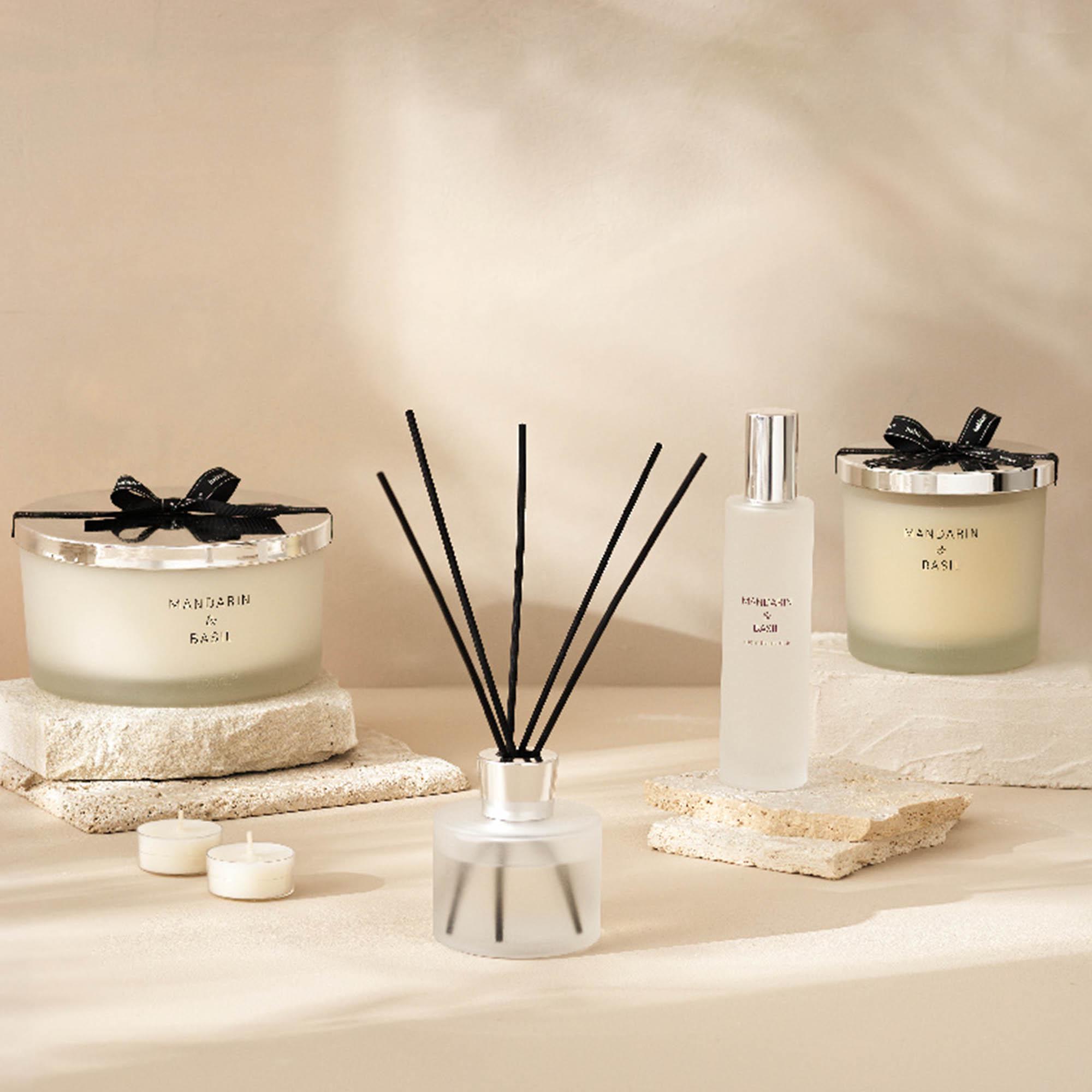 Habitat 90ml Scented Reed Diffuser - Mandarin & Basil thumbnail 4