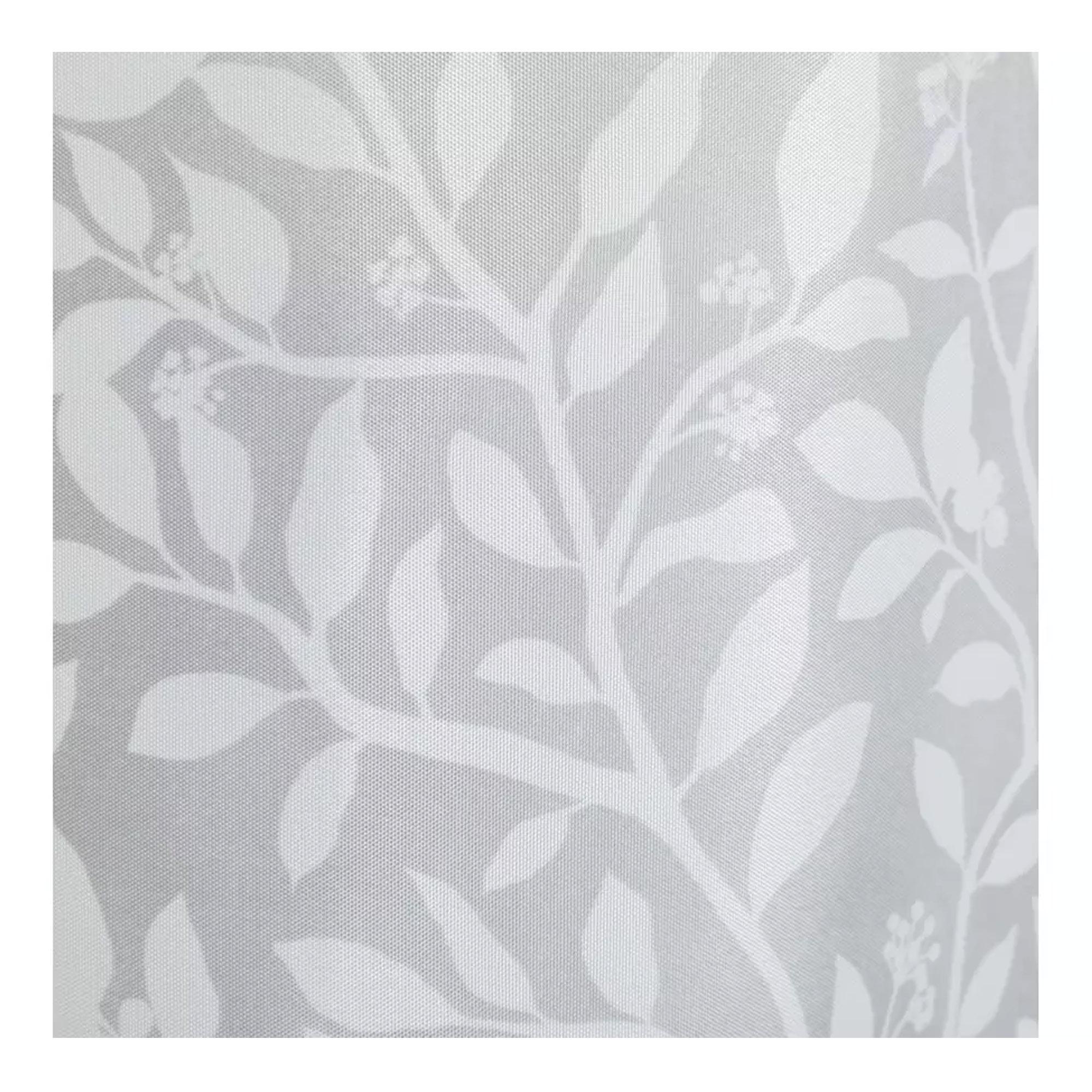 Sainsbury's Home Floral Print Shower Curtain - Grey thumbnail 3