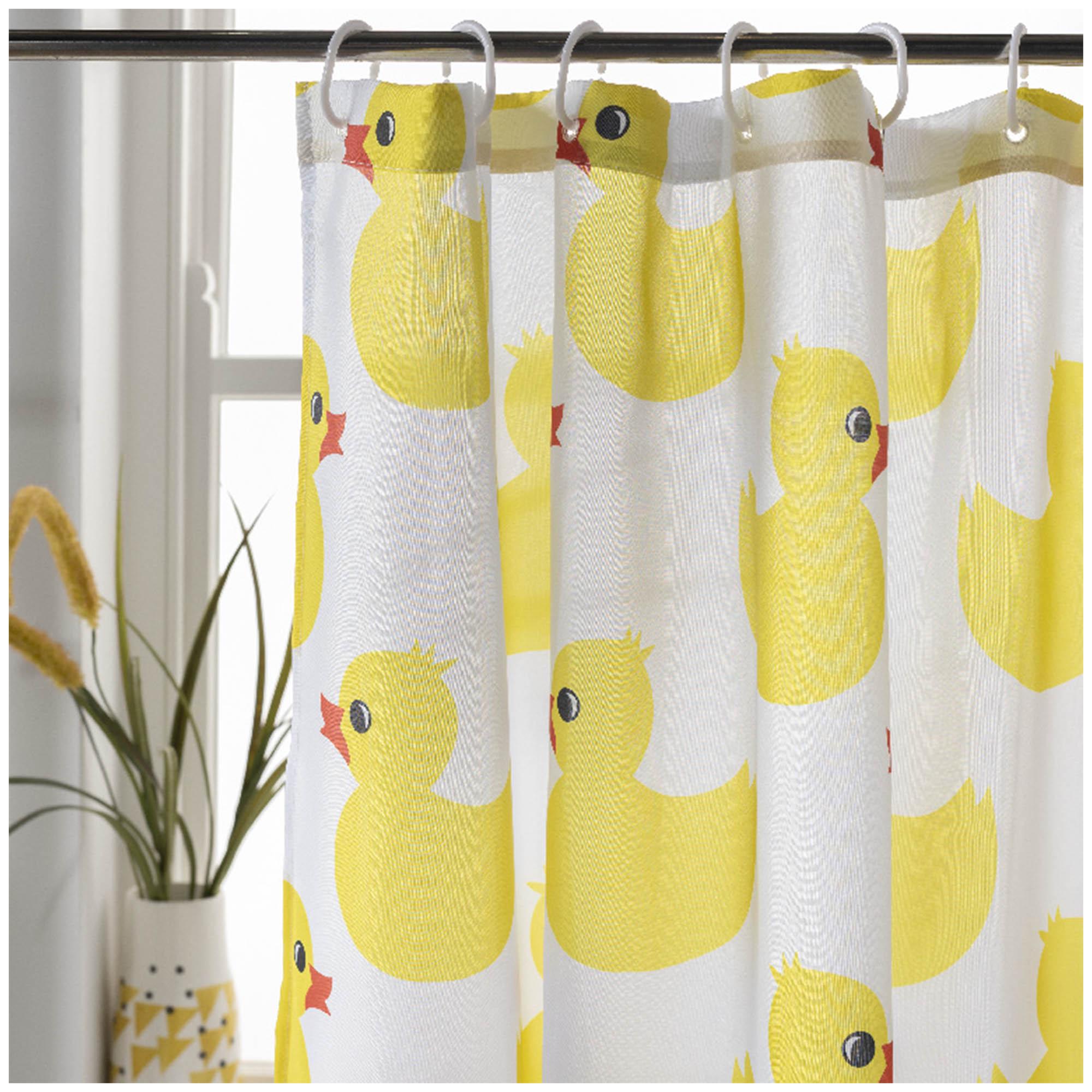Sainsbury's Home Rubber Duck Shower Curtain thumbnail 3