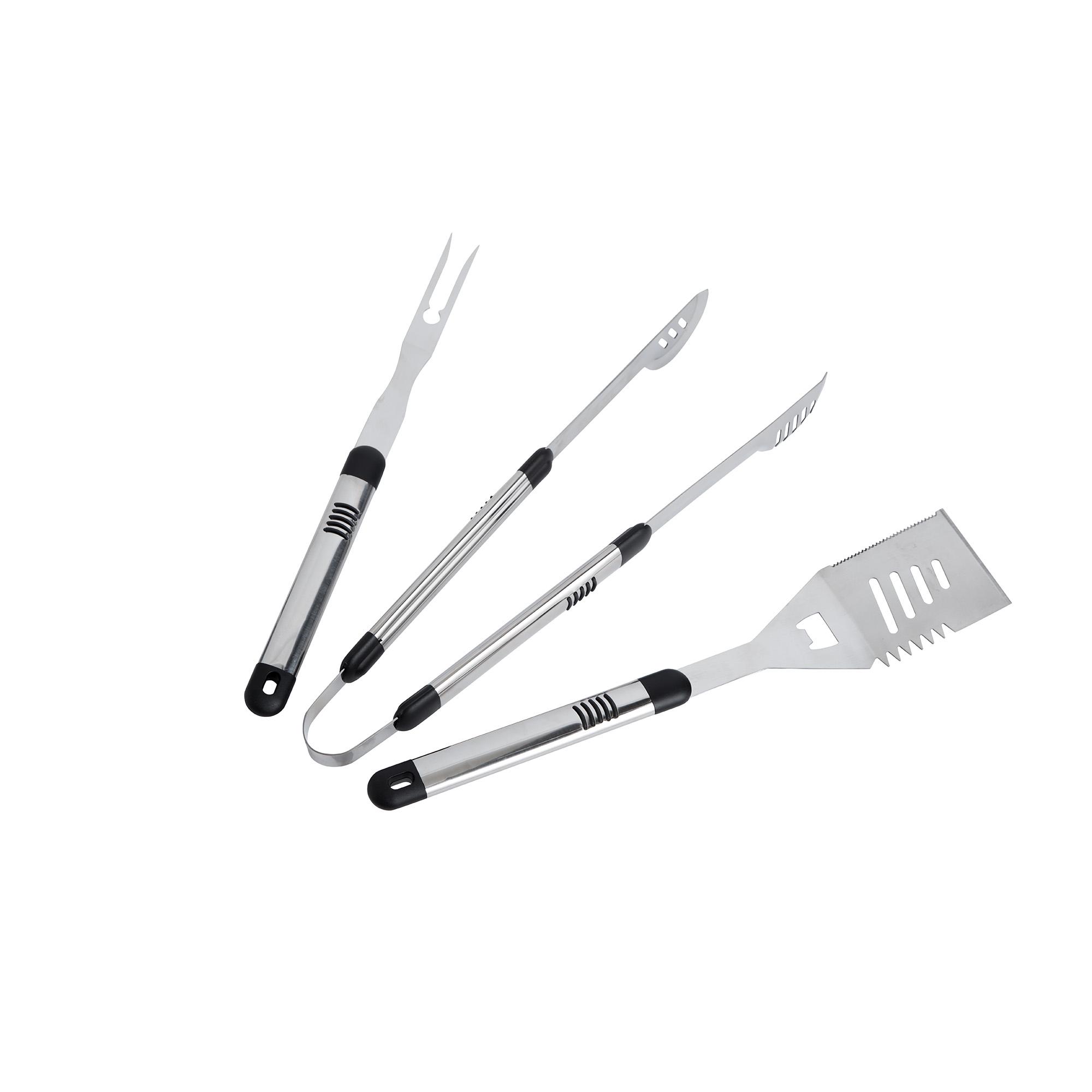 Sainsbury's Home HM 3 Piece Extra Long BBQ Tool Set