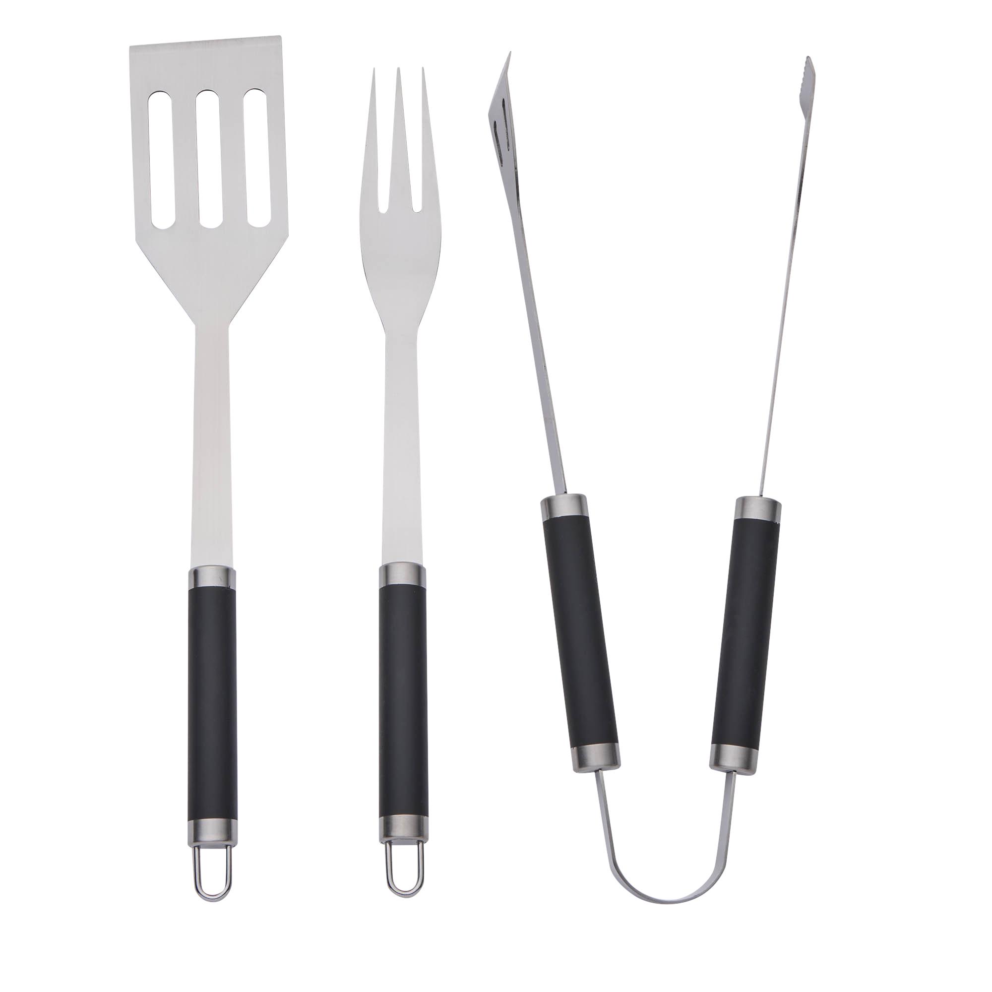 Sainsbury's Home Pack of 3 BBQ Tool Set