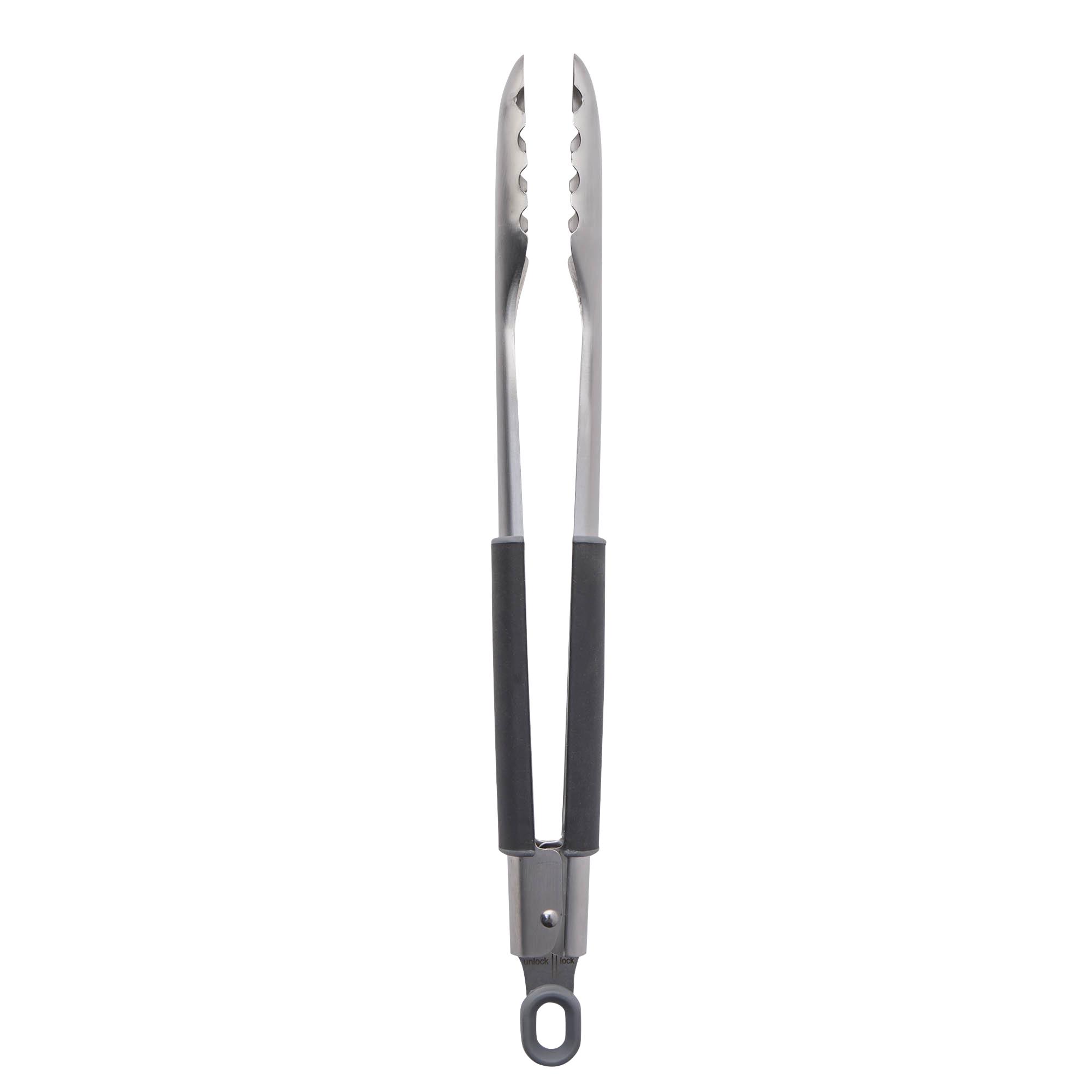 Sainsbury's Home Stainless Steel Tongs with Recycled TPR Handle