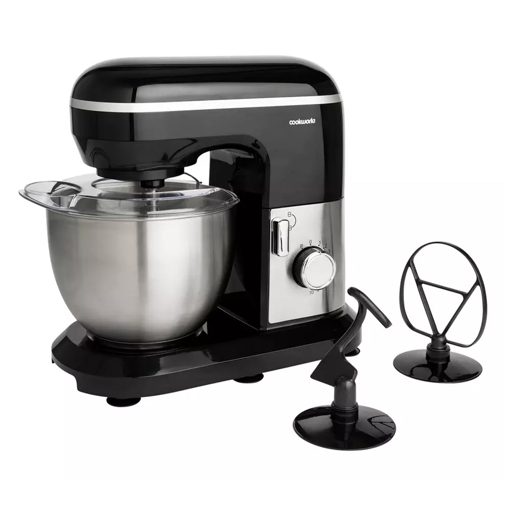 Cookworks KM6003B-GS Food Mixer with Stand - Black thumbnail 4