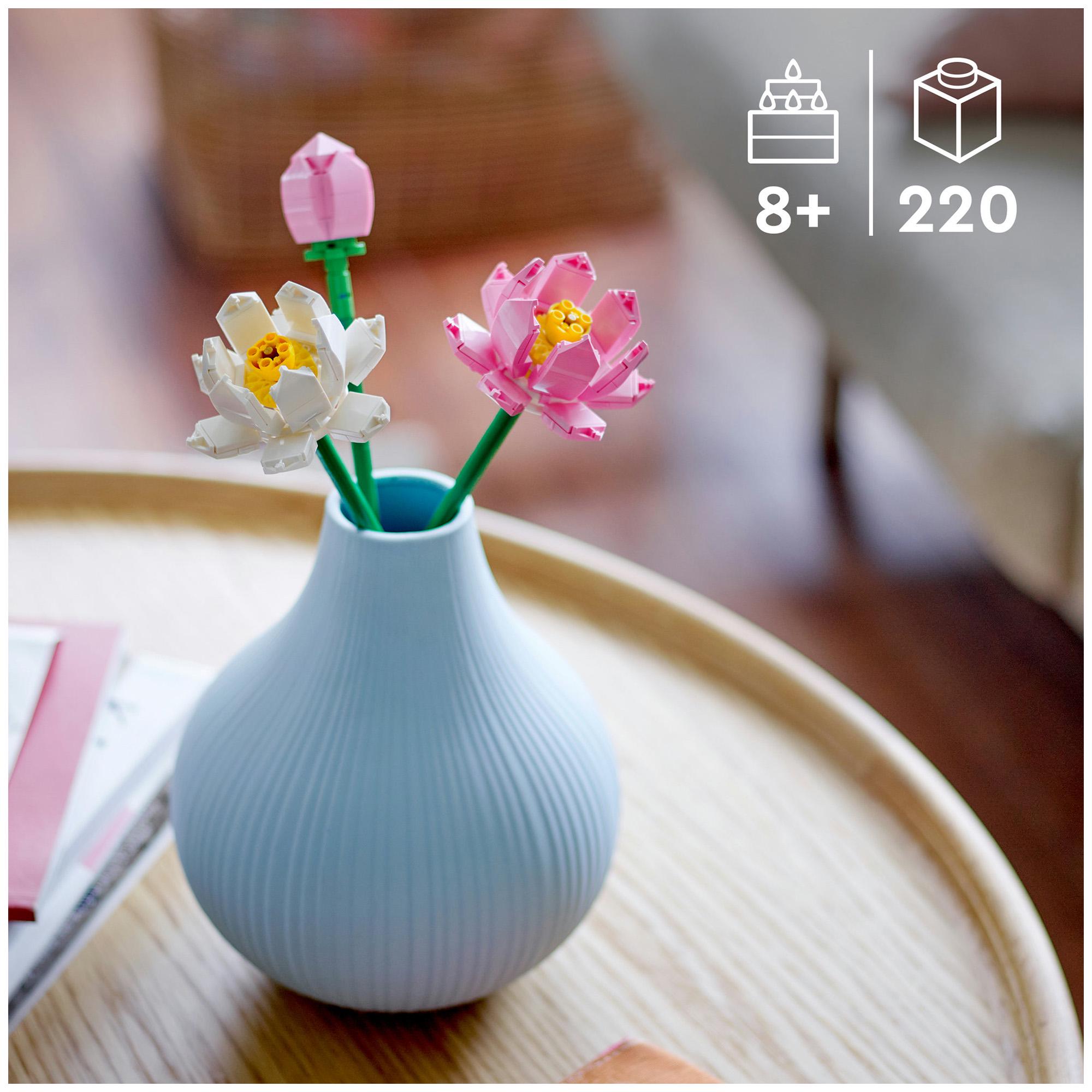 LEGO Botanicals Lotus Flowers Home Decor Set 40647 thumbnail 2