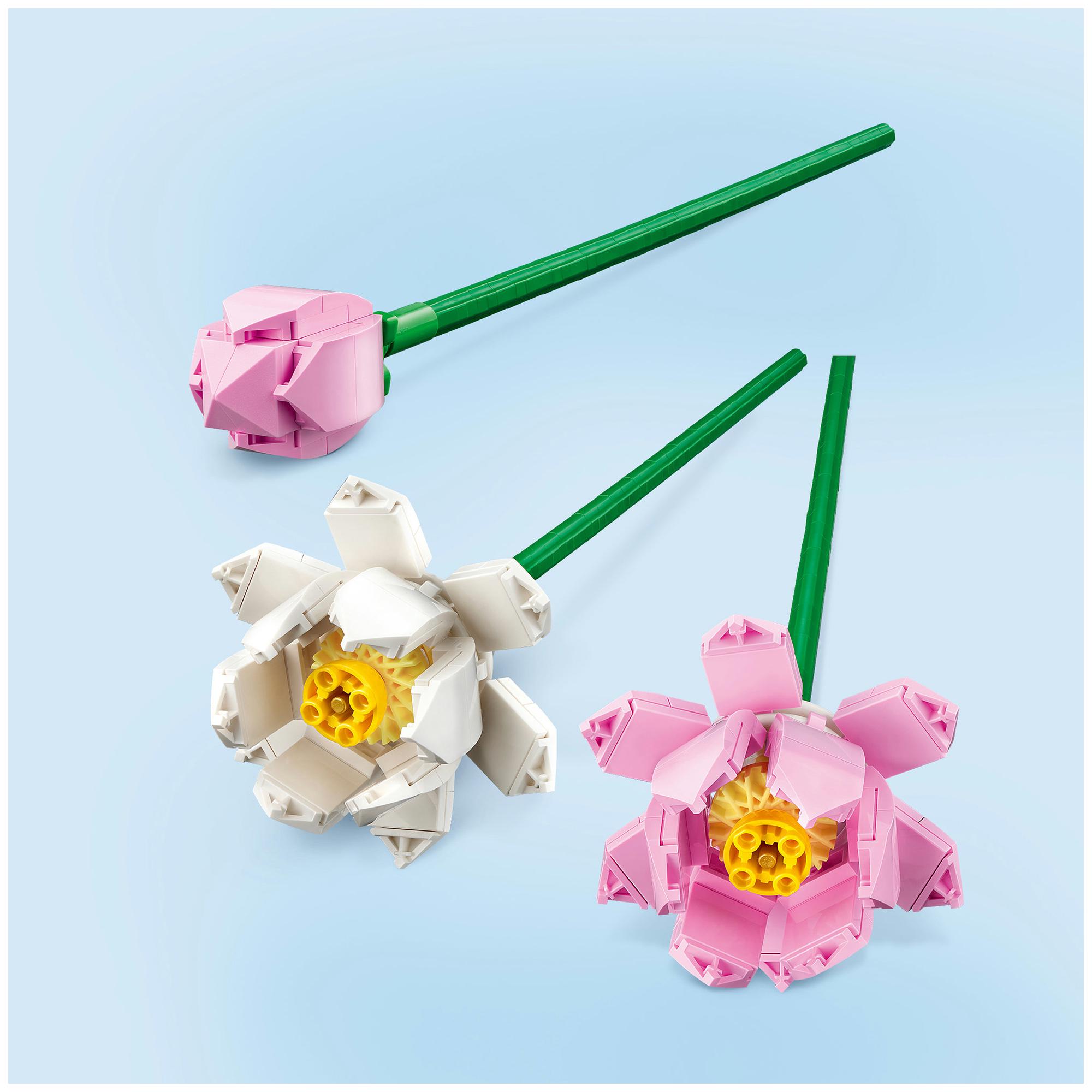 LEGO Botanicals Lotus Flowers Home Decor Set 40647 thumbnail 3