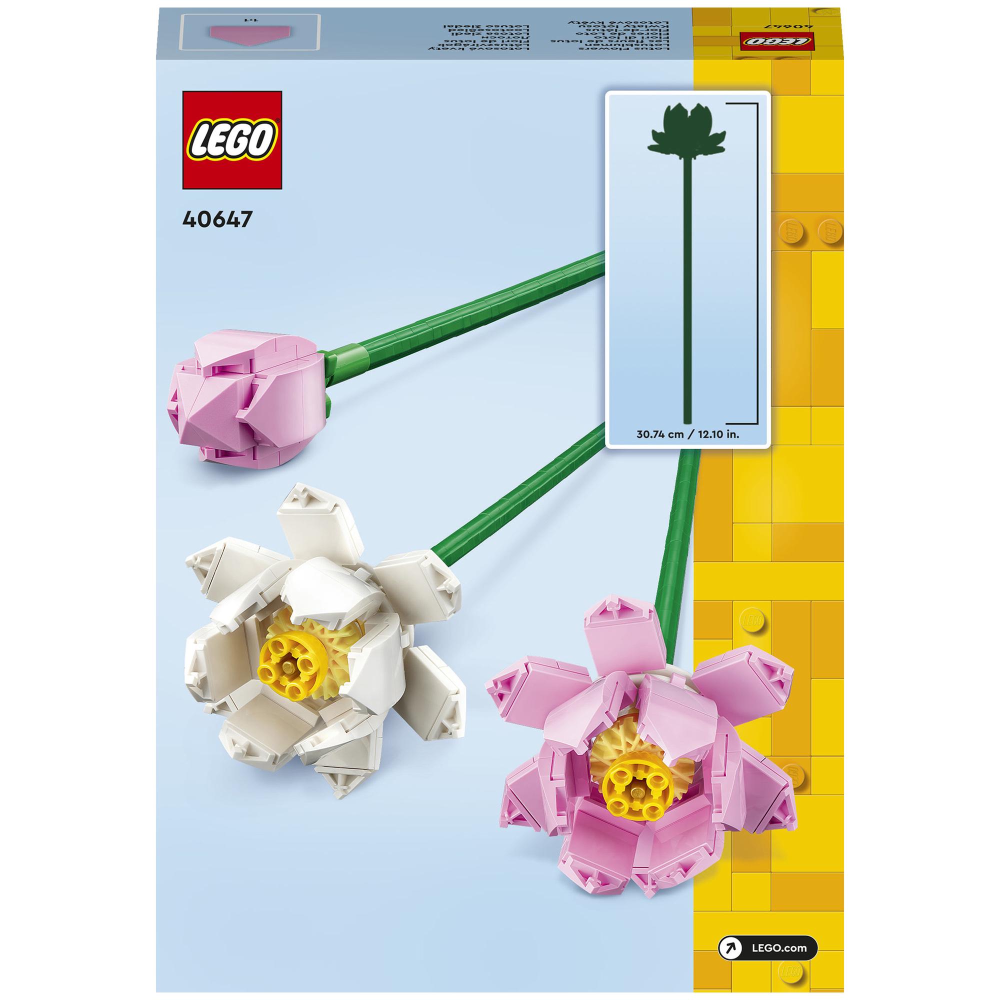LEGO Botanicals Lotus Flowers Home Decor Set 40647 thumbnail 5