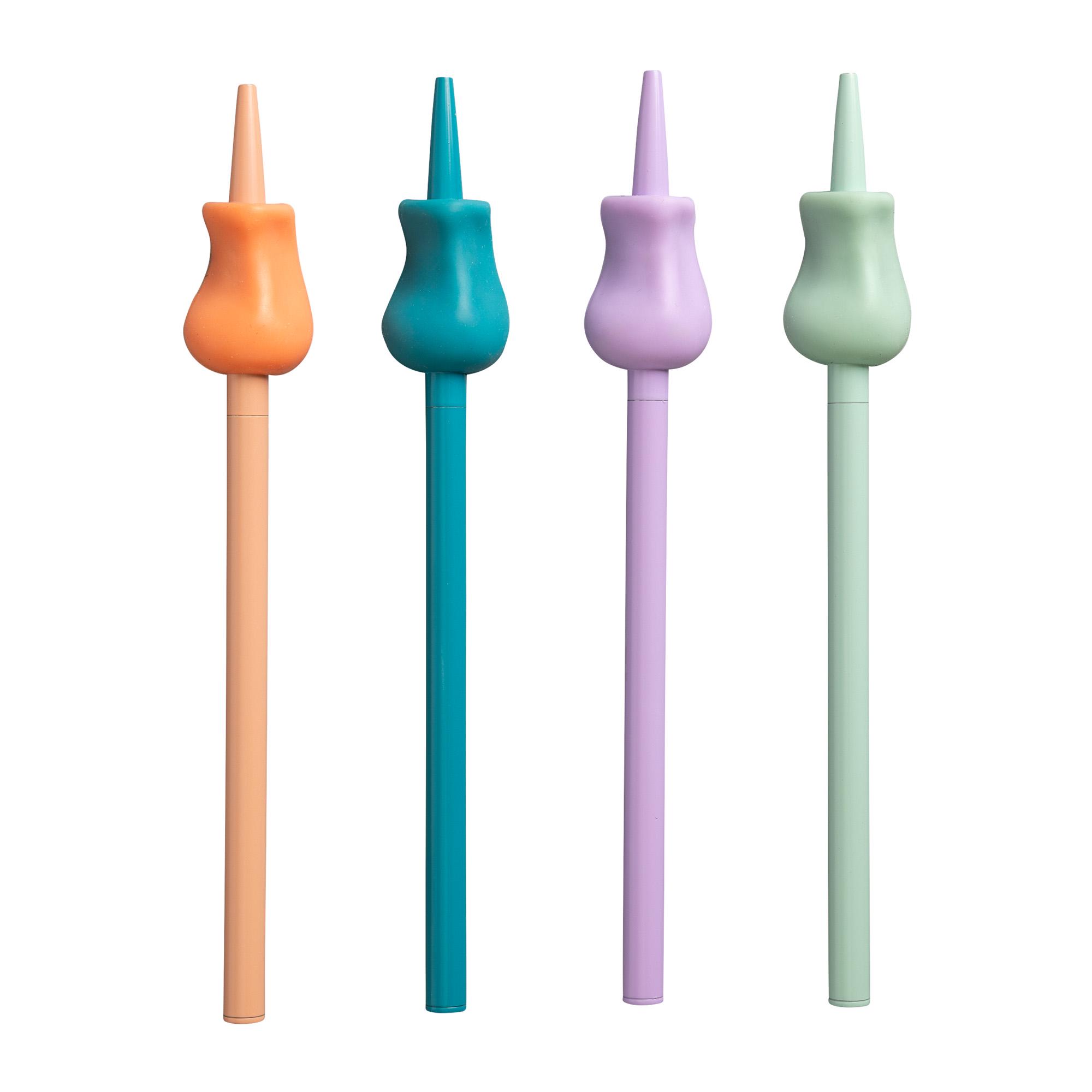 Sainsbury's Home Sound Waves Pens with Grips Pack of 4