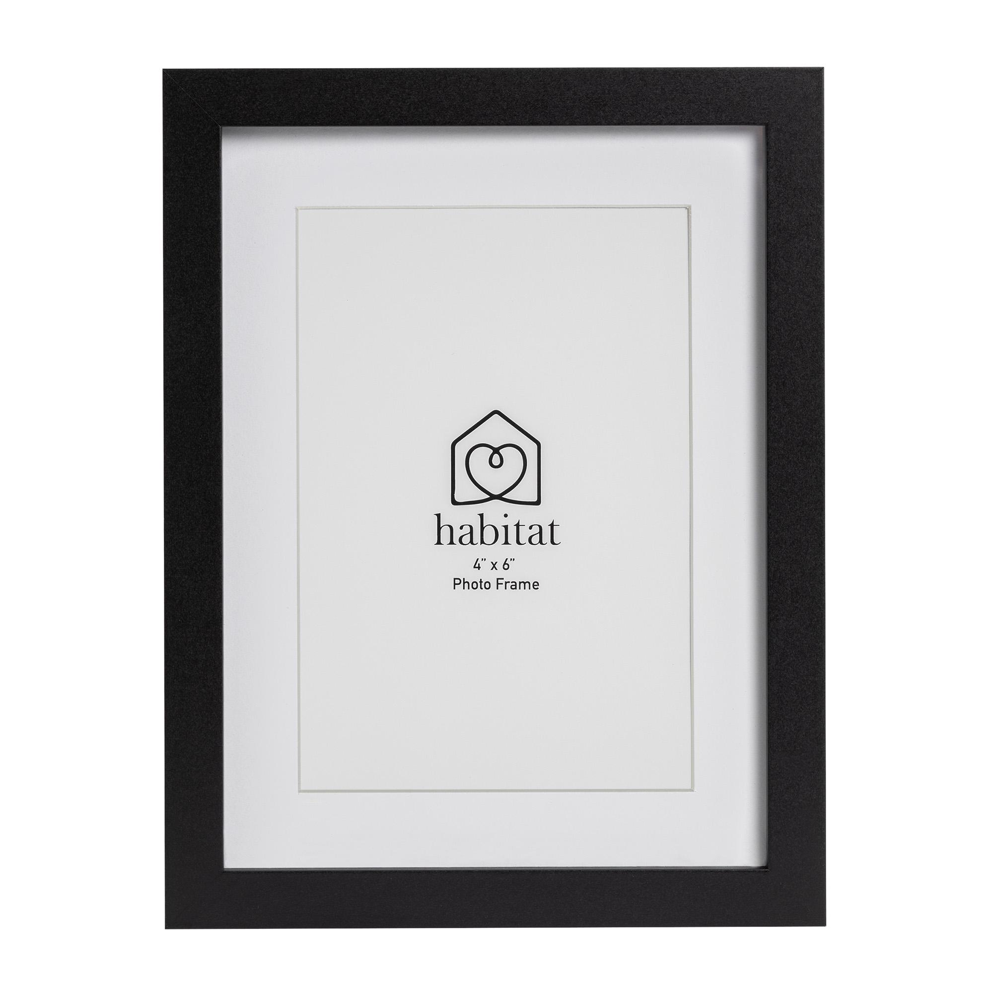 Habitat Single Mount Frame - Black - 4x6"