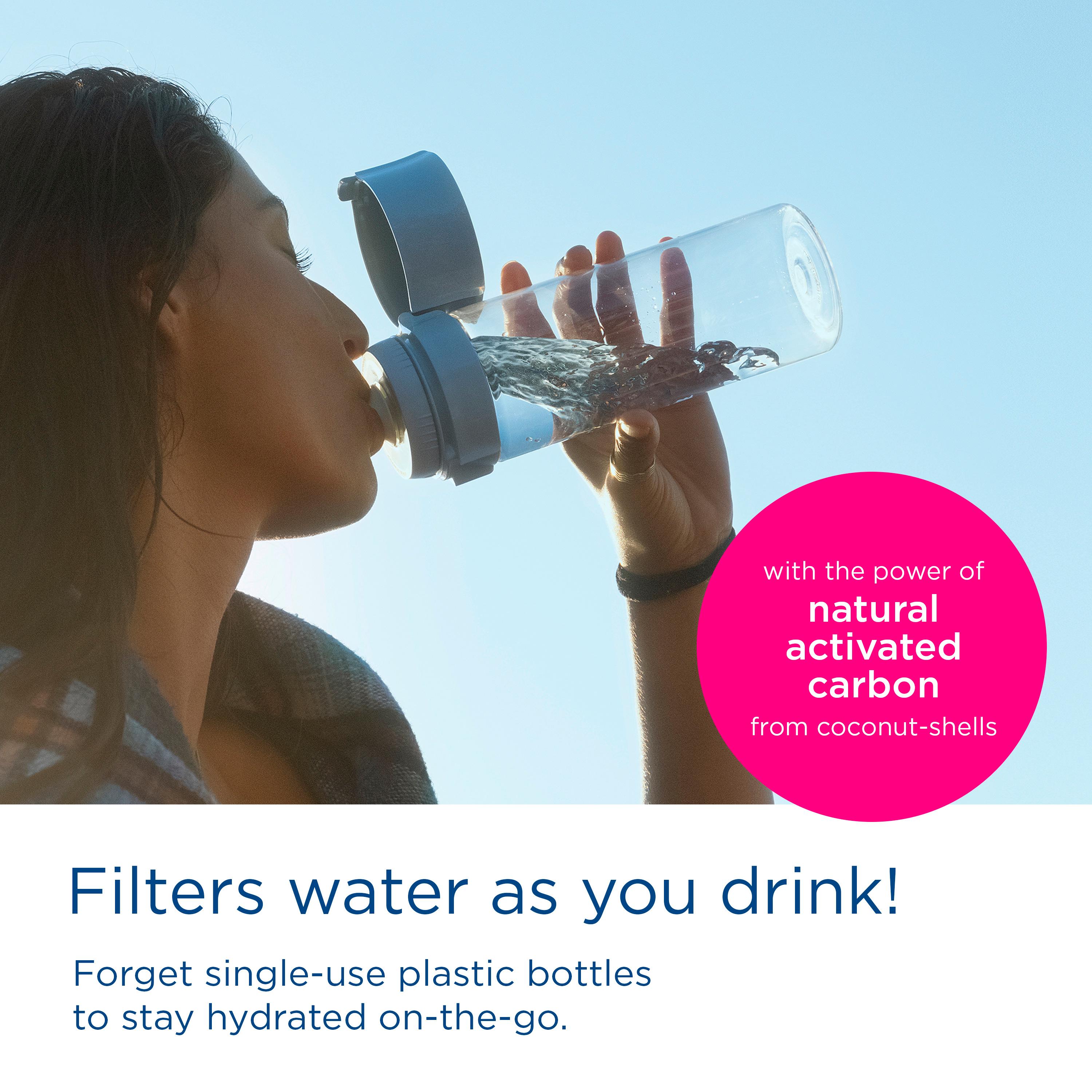 BRITA 600ml Water Filter Bottle - Apricot thumbnail 2