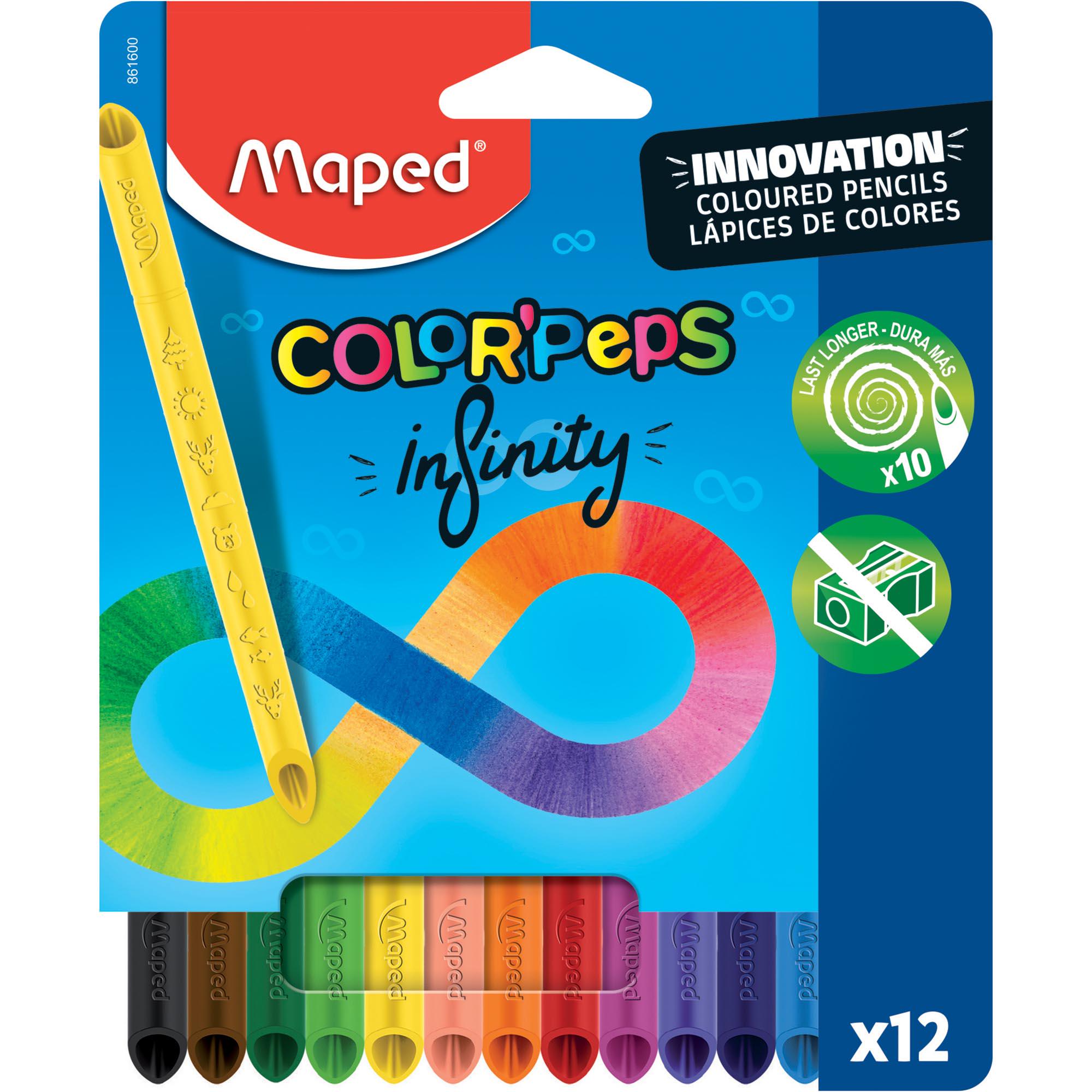 Color'Peps Infinity Coloured Pencils X12