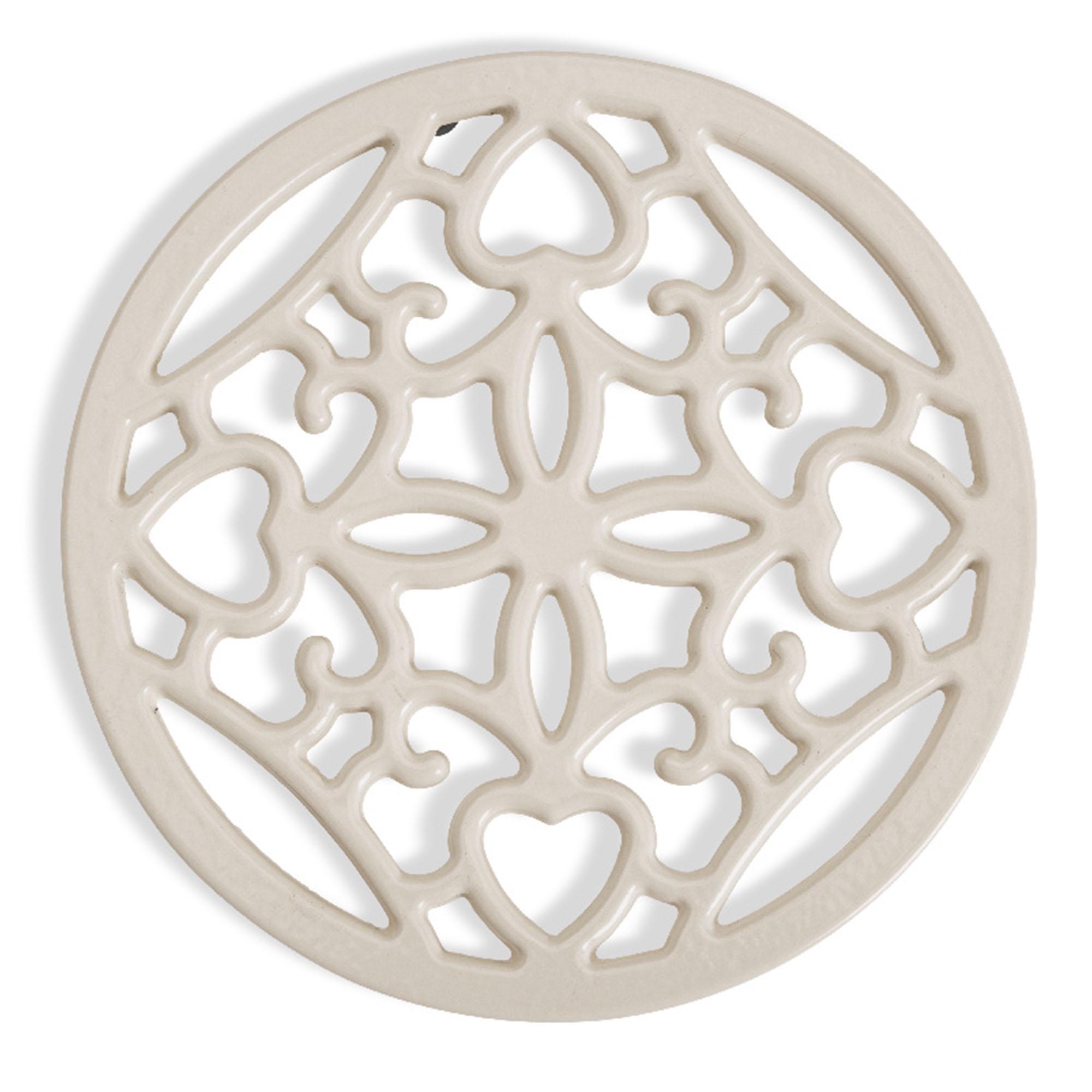 Habitat Cast Iron Trivet - Cream thumbnail 3