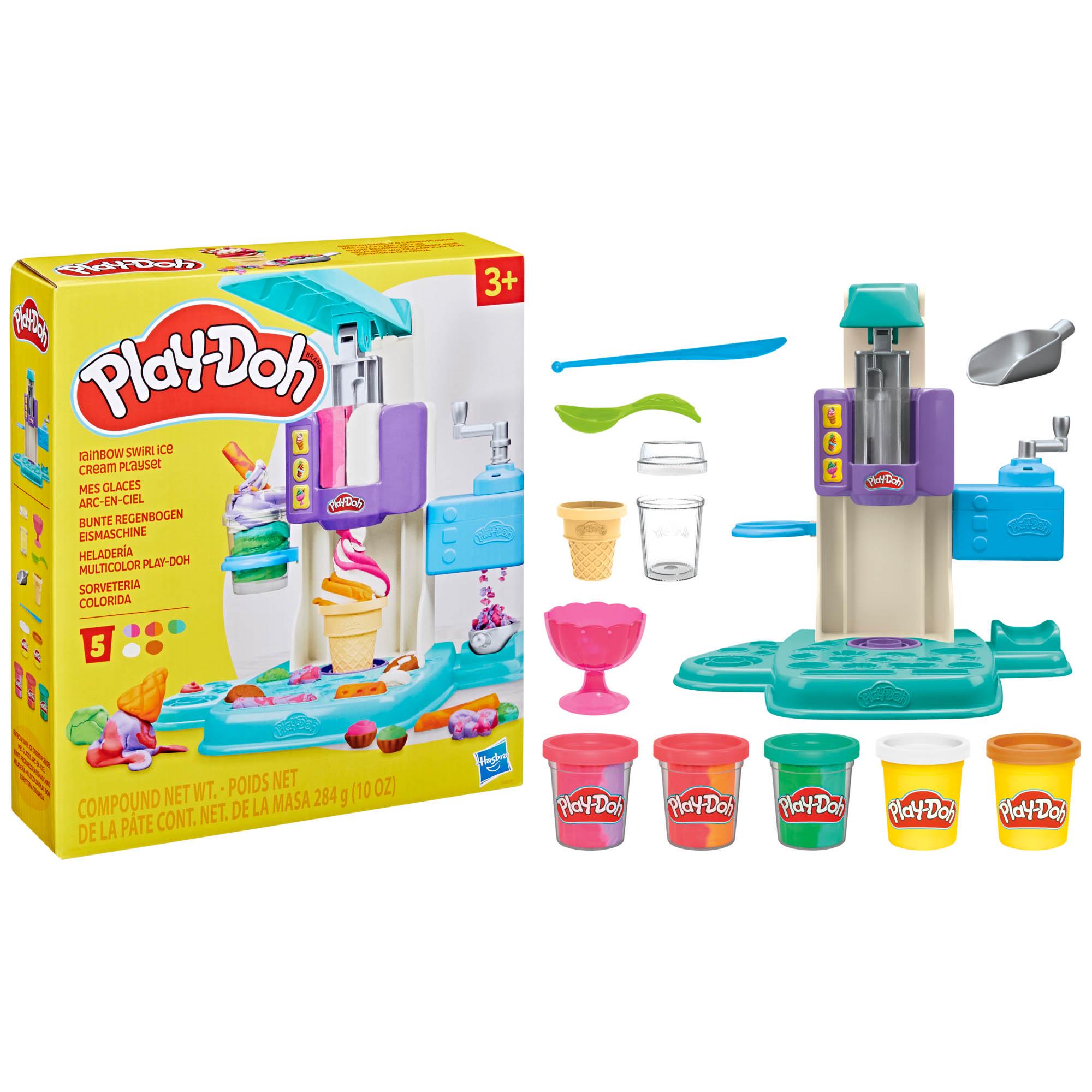 Rainbow Swirl Ice Cream Playset