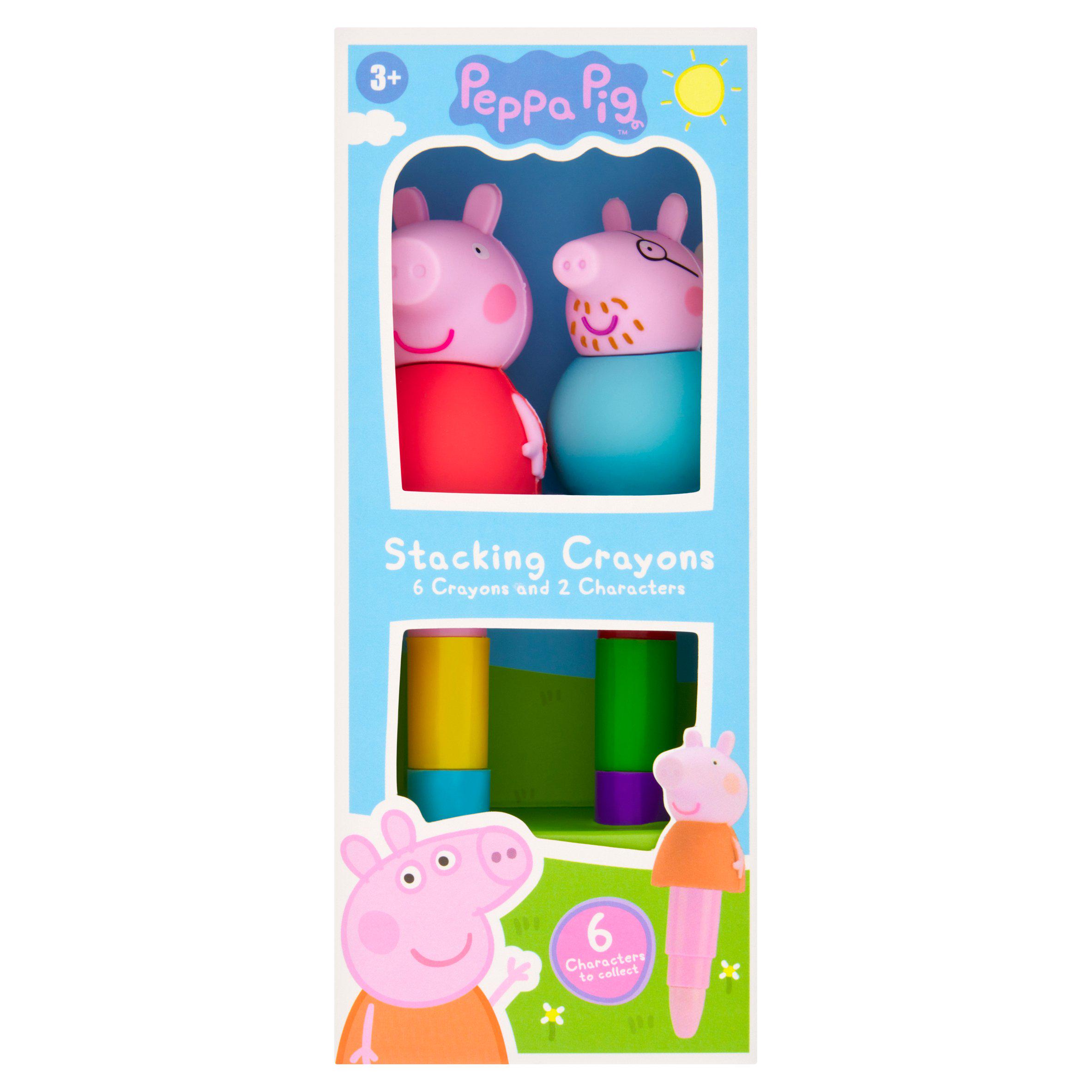 Sainsbury's Peppa Stacking Crayon