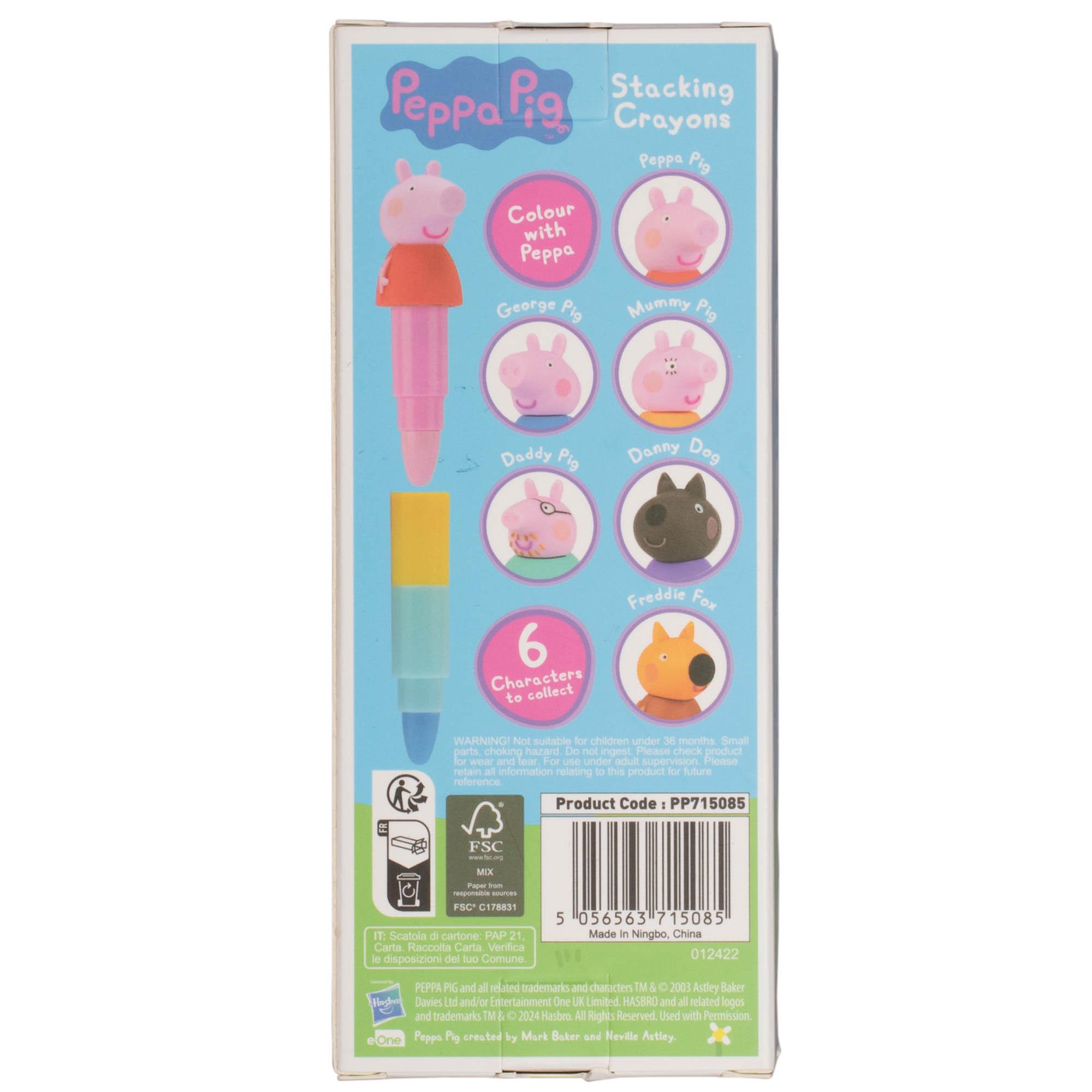Sainsbury's Peppa Stacking Crayon thumbnail 3