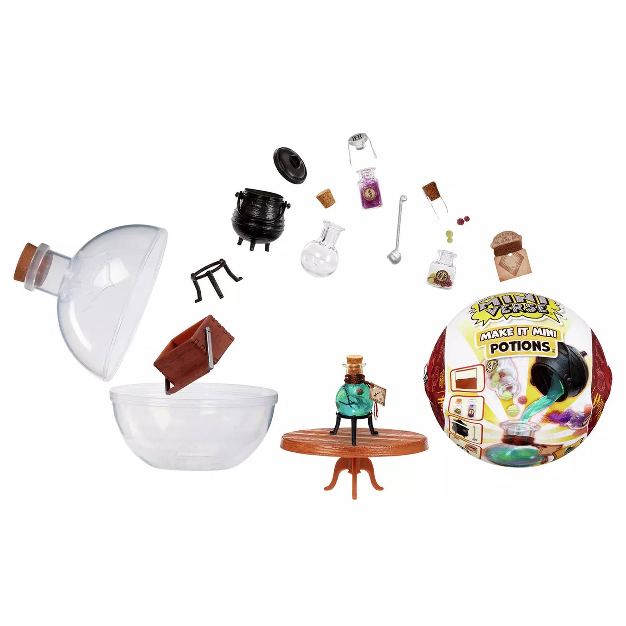 Make It Mini Potions™ Harry Potter™ Mini Collectibles - MGA's Miniverse™ , Blind Packaging, DIY, Resin Play, Replica Potions, NOT EDIBLE, Collectors, 8+